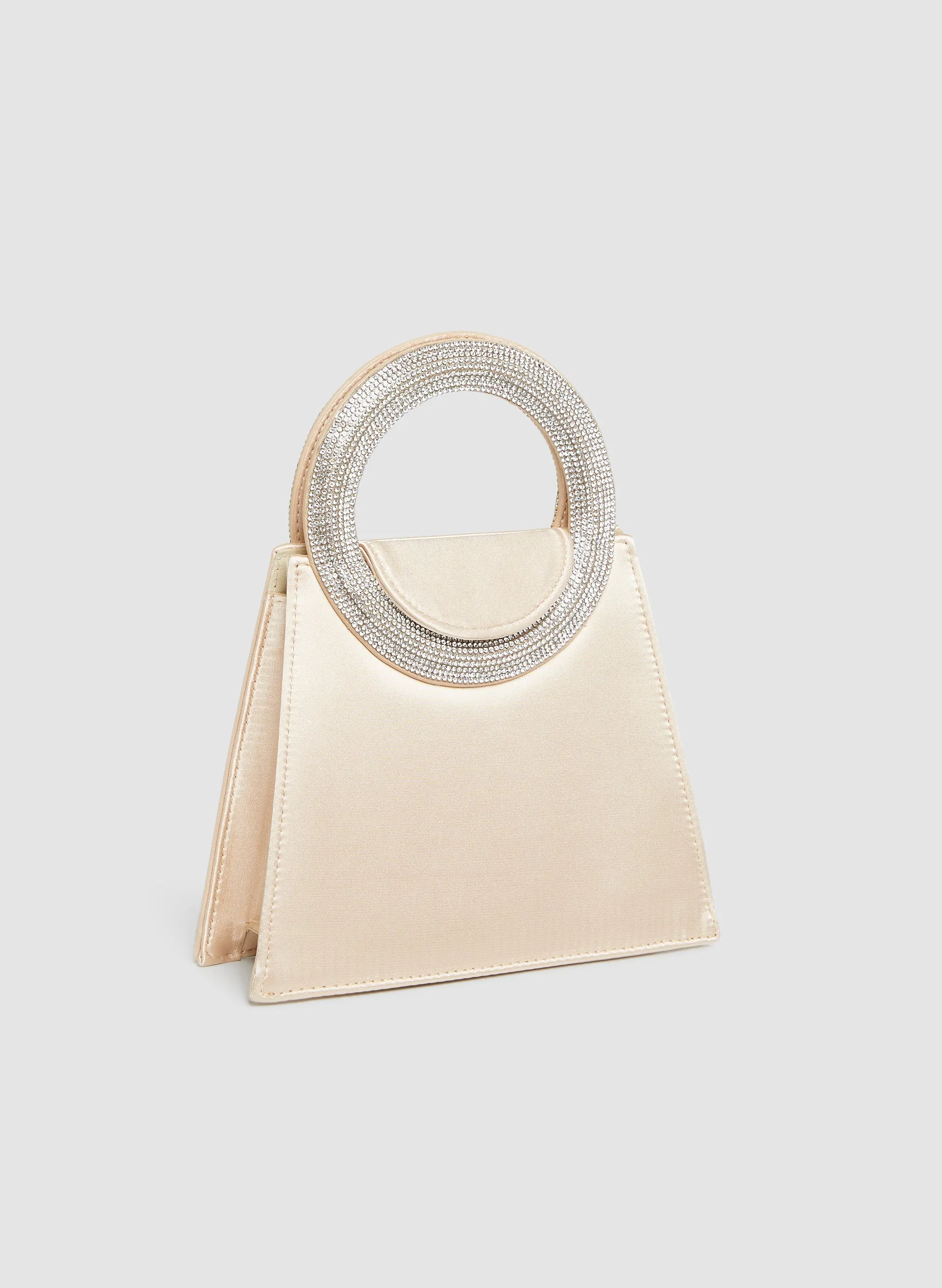 Rhinestone Handle Clutch sold by Laura