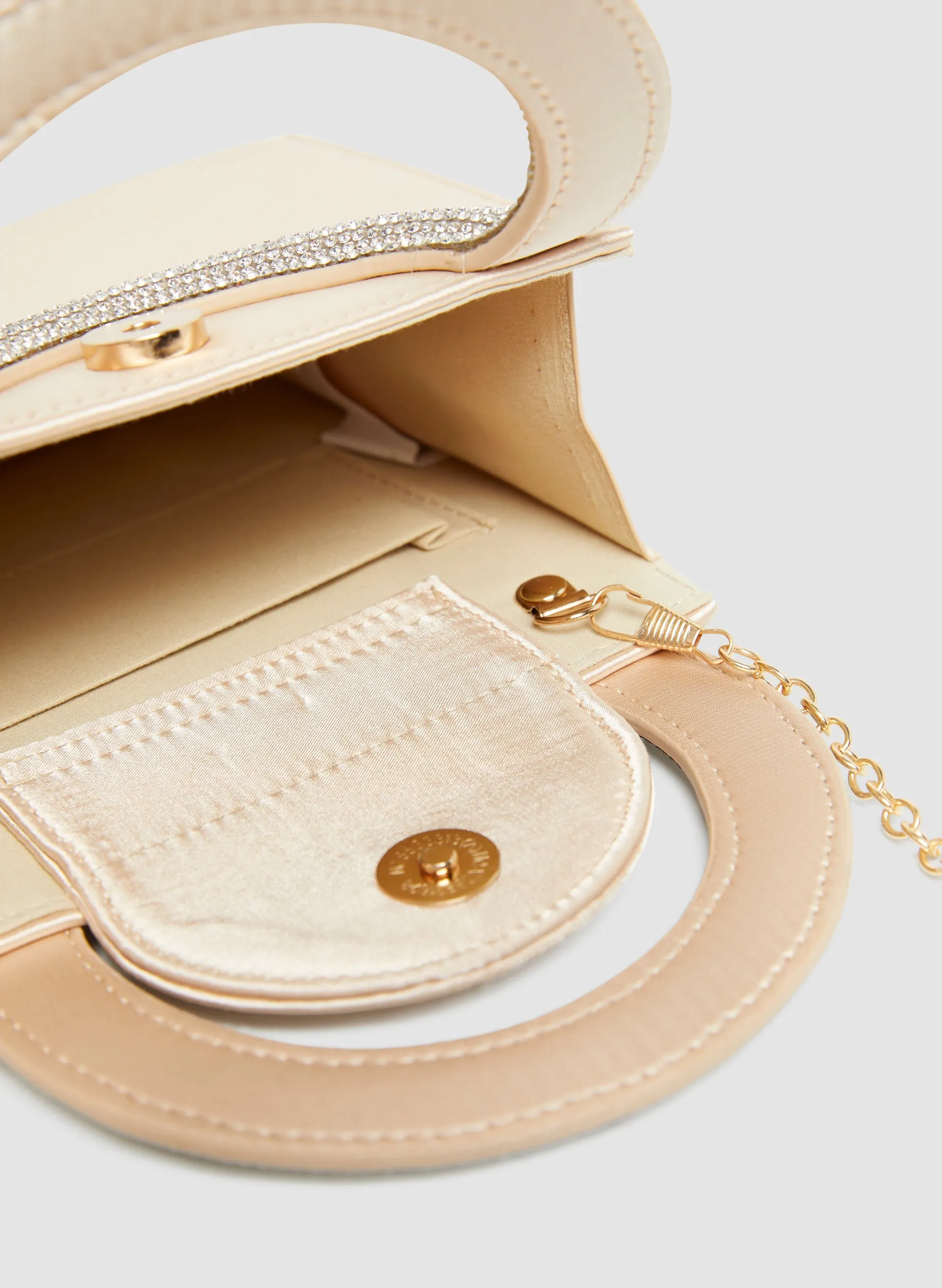 Rhinestone Handle Clutch sold by Laura product image thumbnail 2