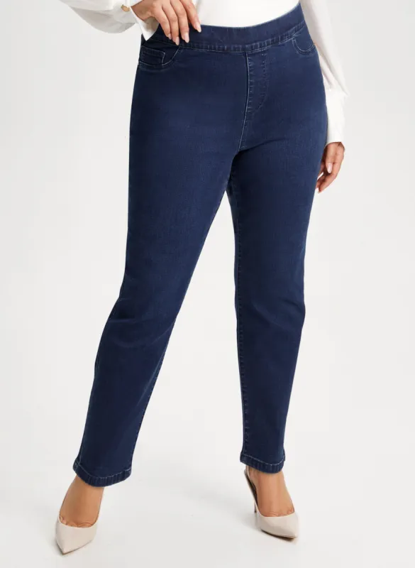 Pull-On Bow Detail Jeans sold by Laura