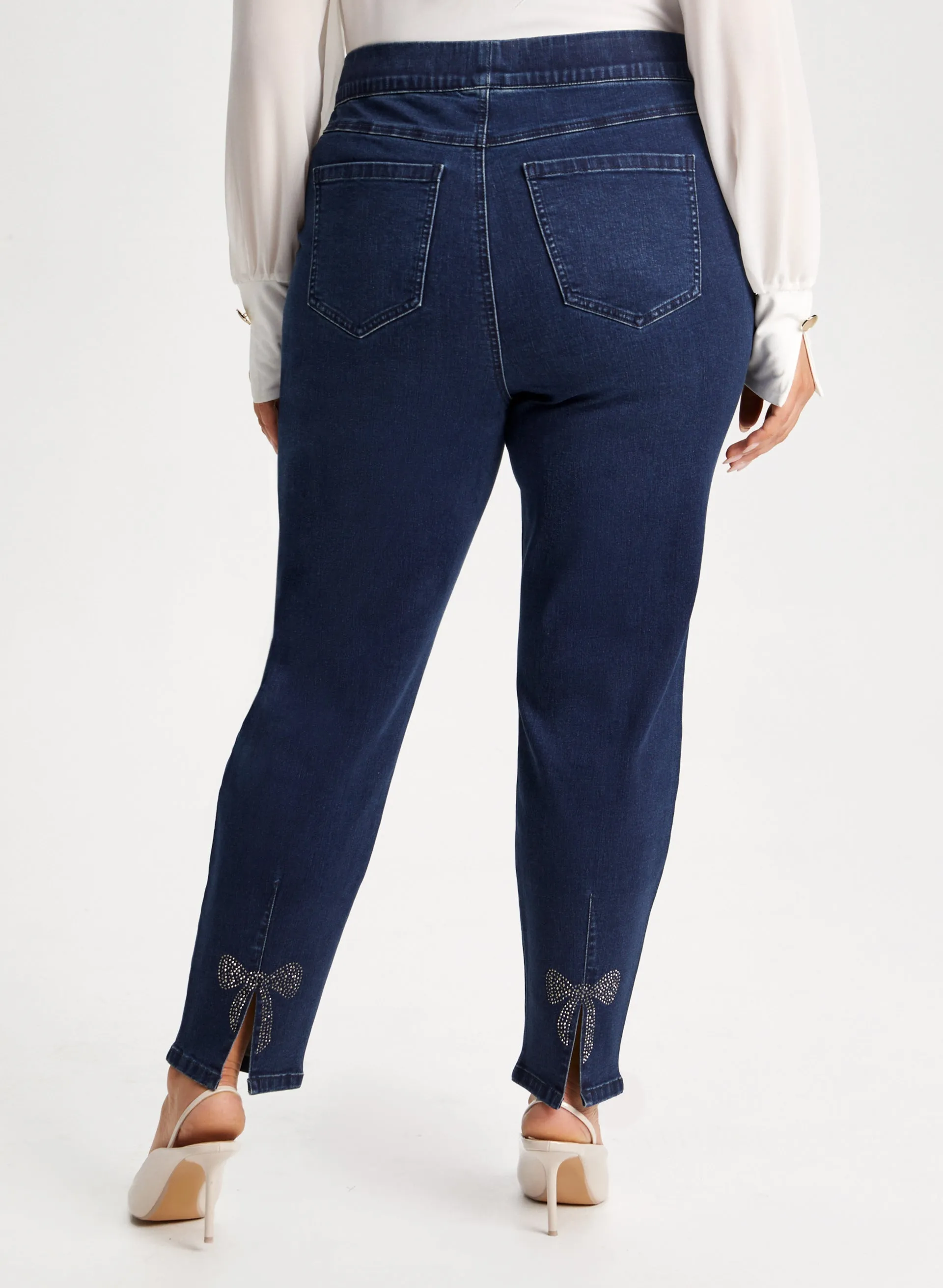 Pull-On Bow Detail Jeans sold by Laura product image thumbnail 2