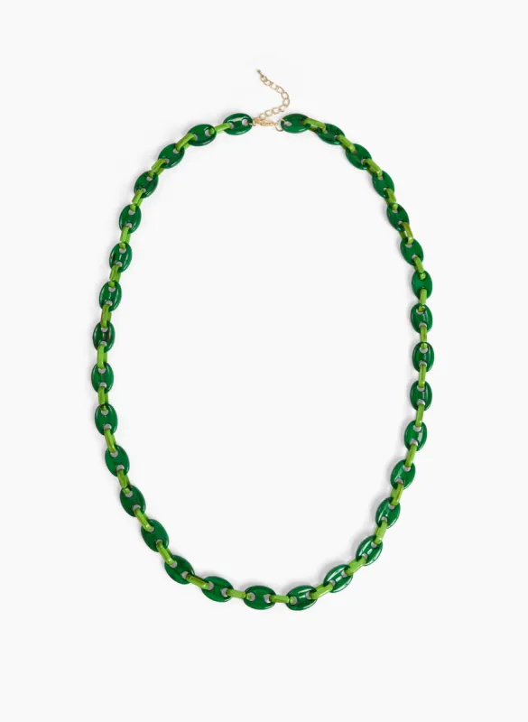 Resin Link Necklace sold by Laura