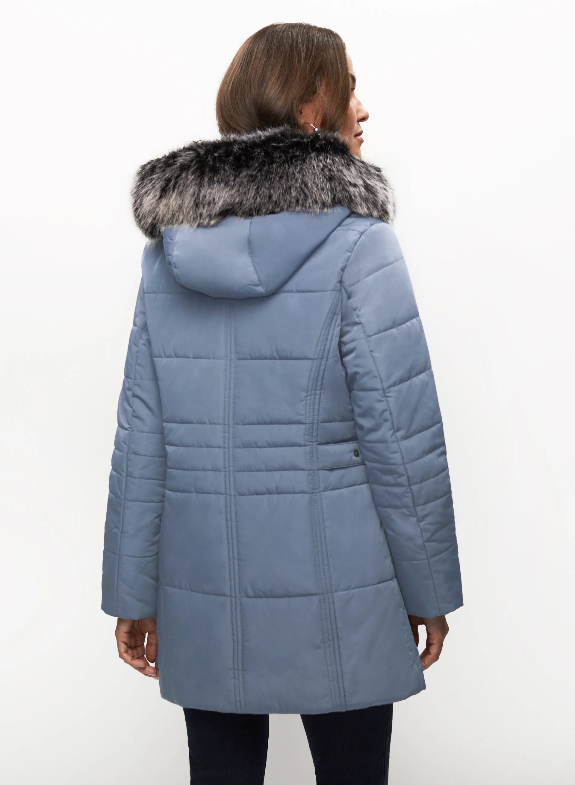 Quilted Vegan Down Coat sold by Laura product image thumbnail 4