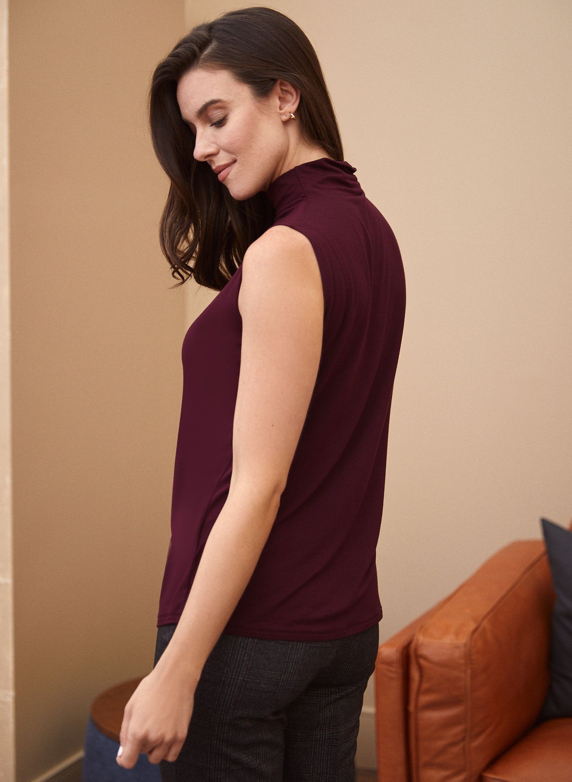 Sleeveless Mock Neck Top sold by Laura product image thumbnail 3