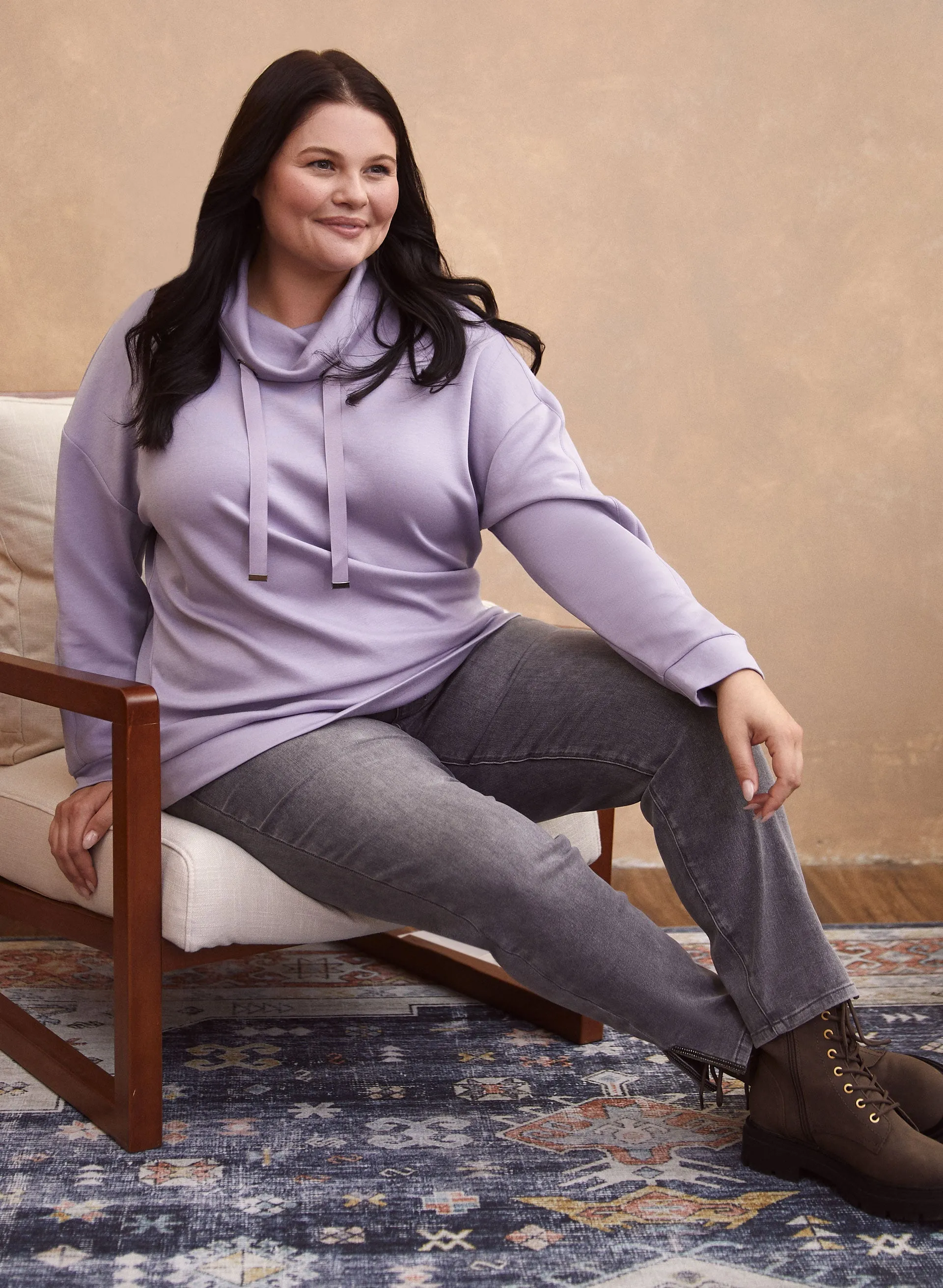 Funnel Neck Sweatshirt sold by Laura product image thumbnail 4