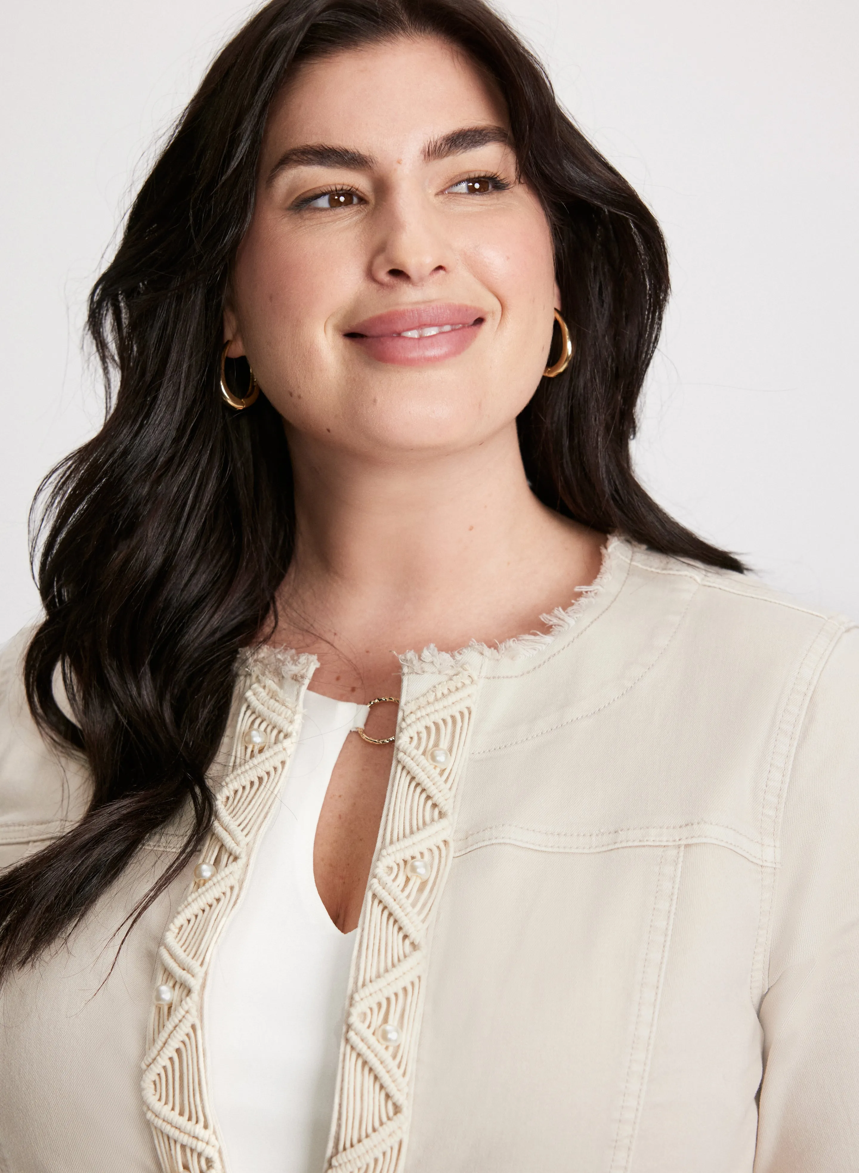 Braided Trim Denim Jacket sold by Laura product image thumbnail 5