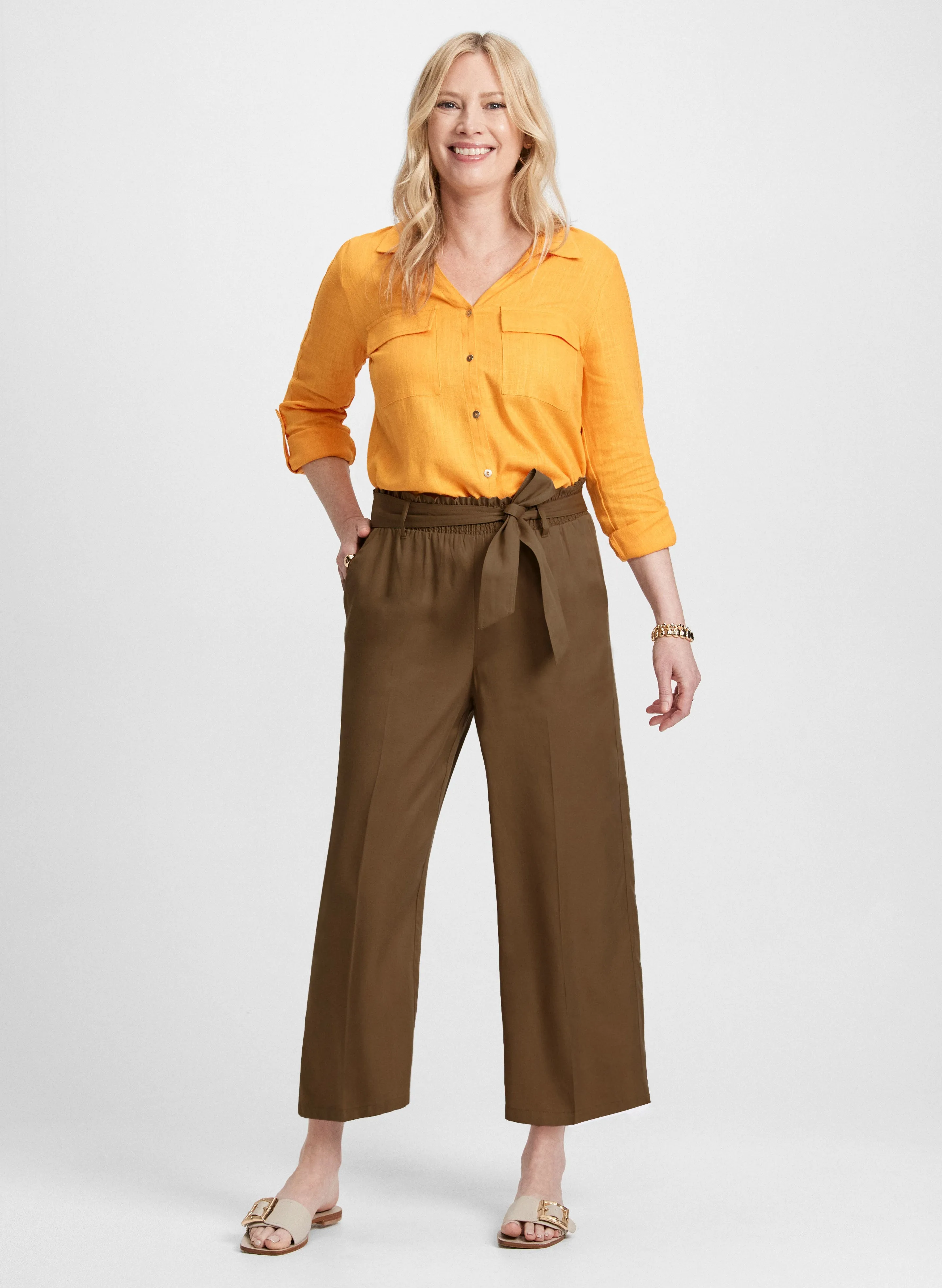 Pull-On Tencel Capris sold by Laura product image thumbnail 3