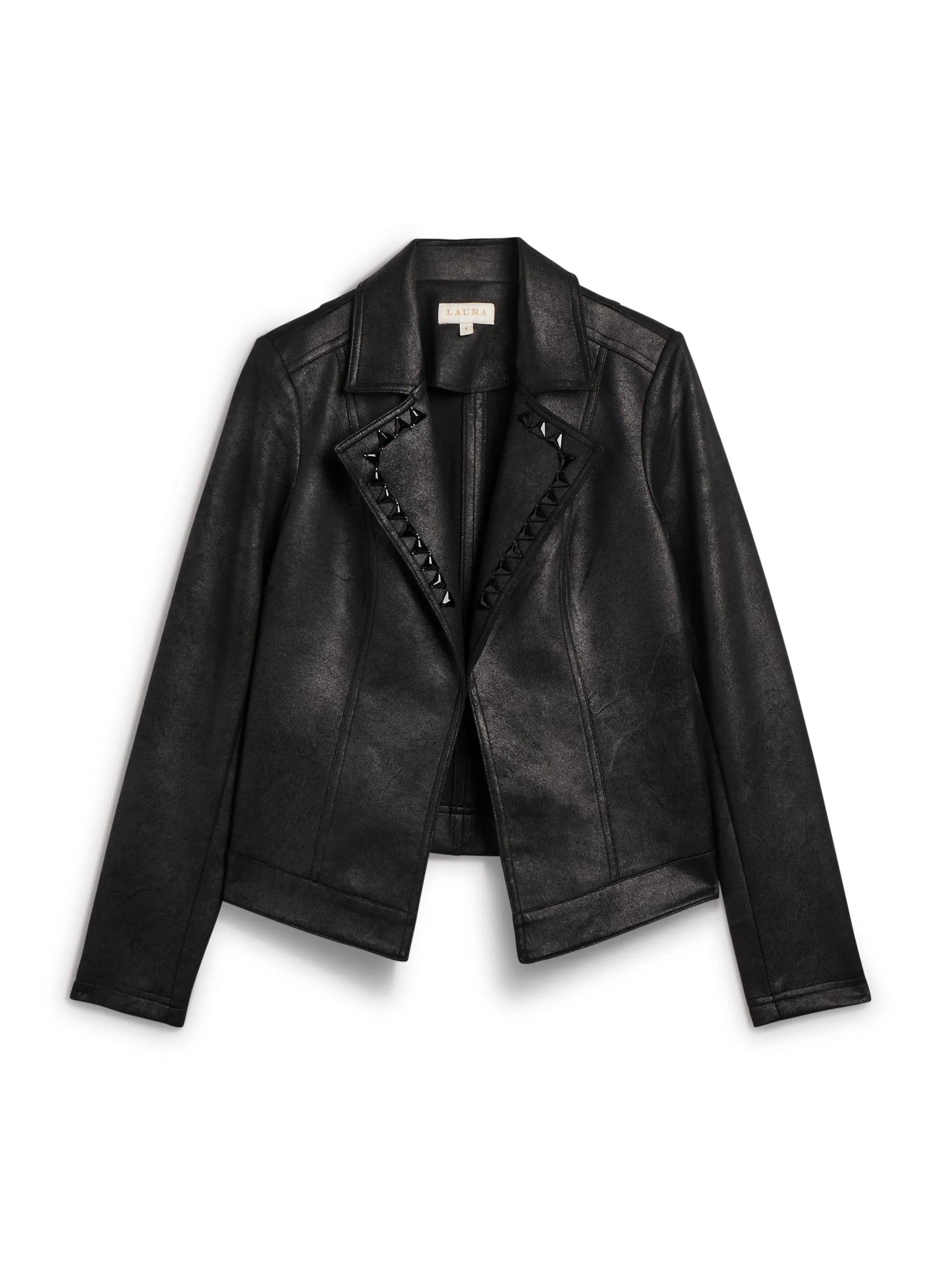 Stud Detail Notch Collar Jacket sold by Laura product image thumbnail 5