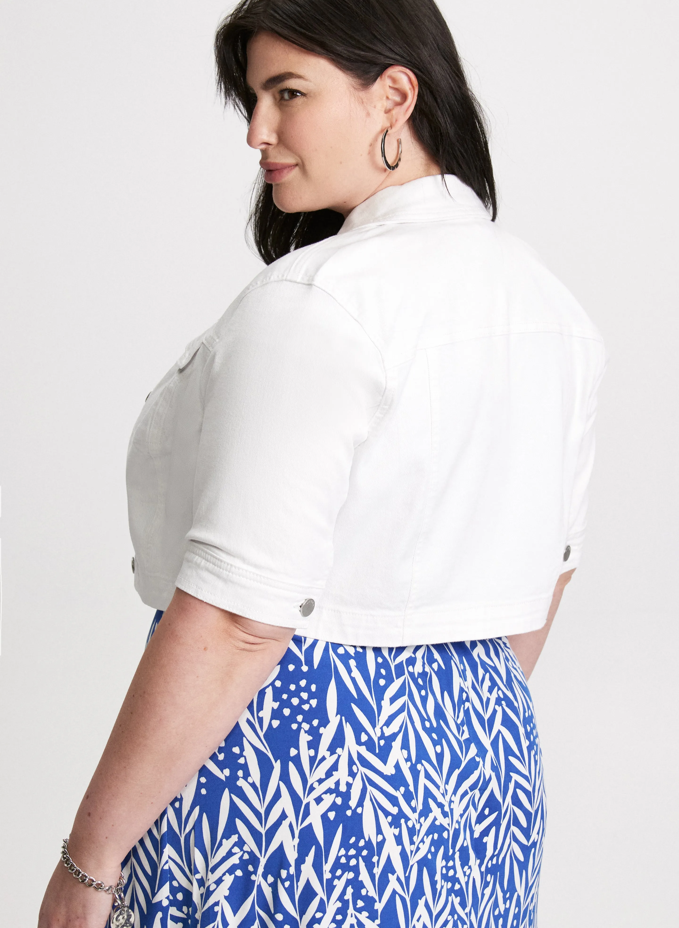 Cropped Denim Jacket sold by Laura product image thumbnail 2