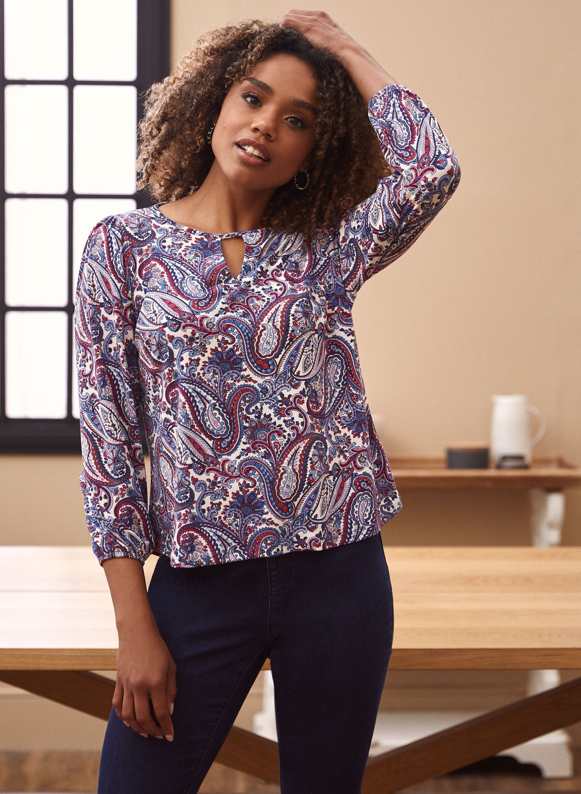 Paisley Print Top sold by Laura