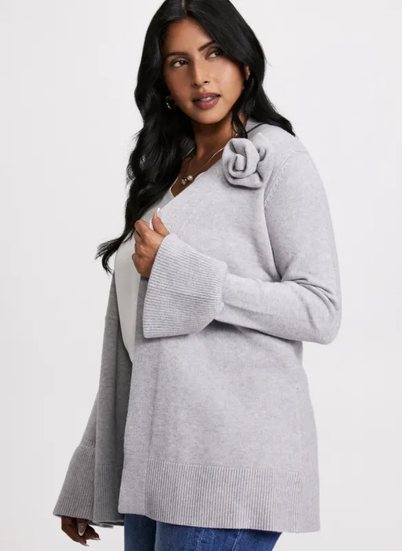 Rosette Detail Cardigan sold by Laura