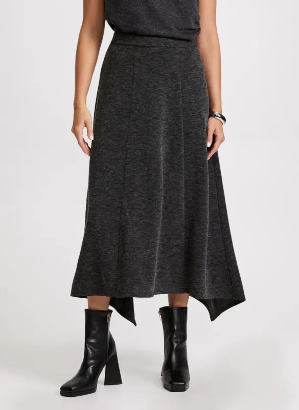 Asymmetric Hem Midi Skirt sold by Laura