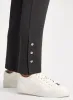 Button Detail Pull-On Pants sold by Laura
