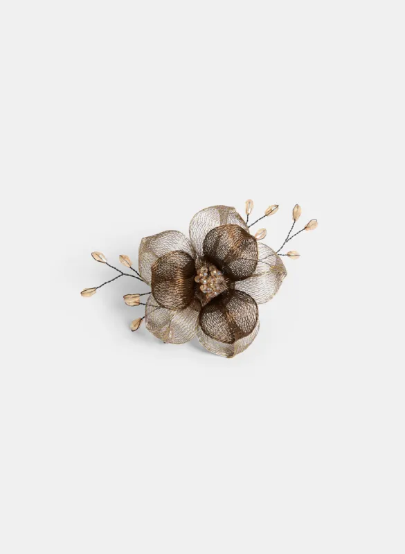 Mesh Floral Brooch sold by Laura
