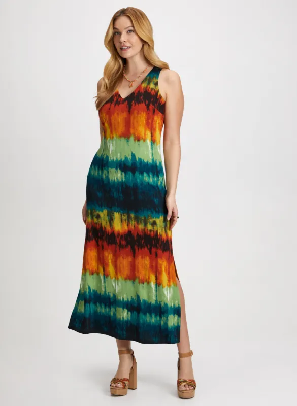 Abstract Print Maxi Dress sold by Laura