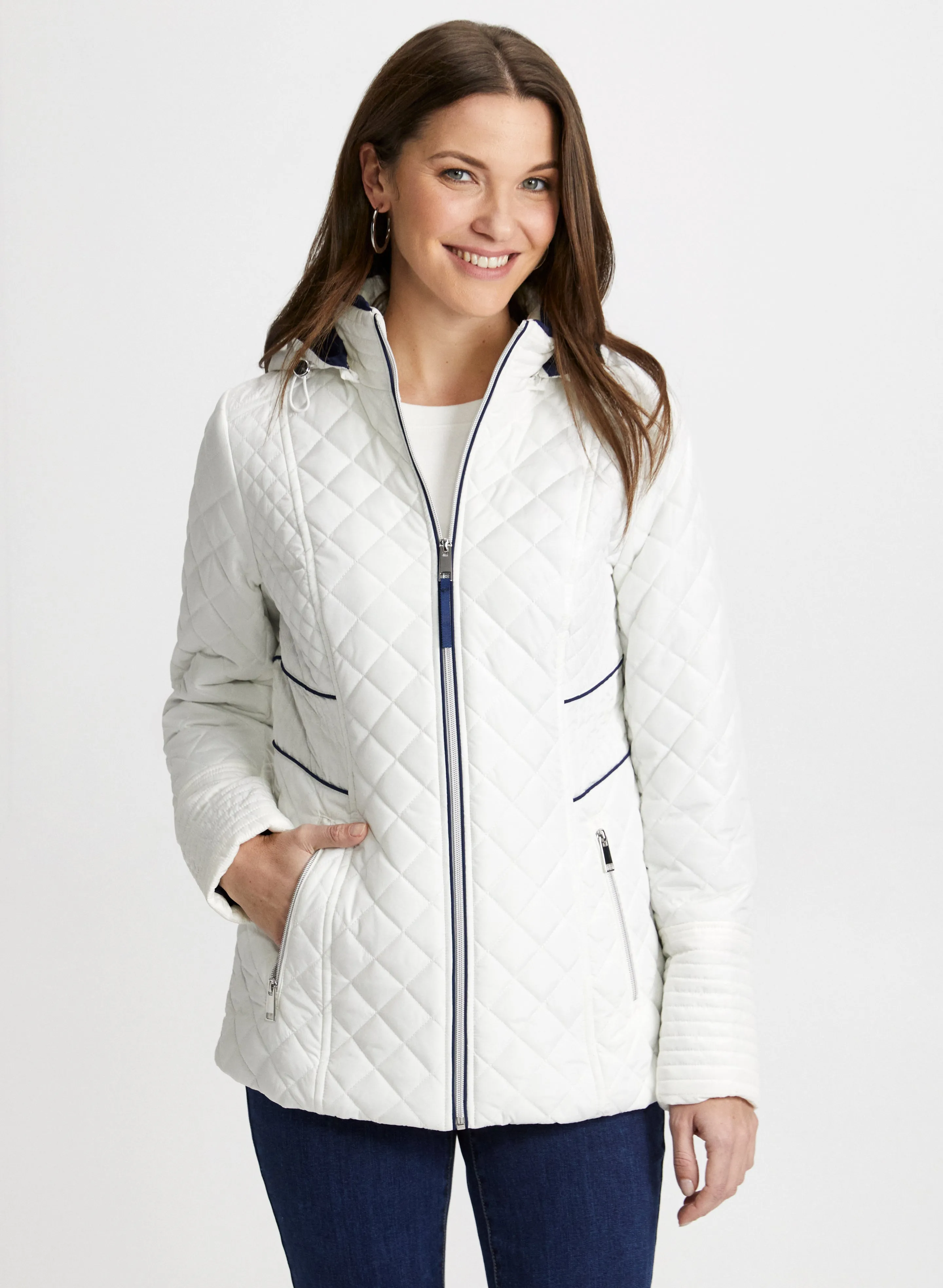 Diamond Quilted Coat sold by Laura