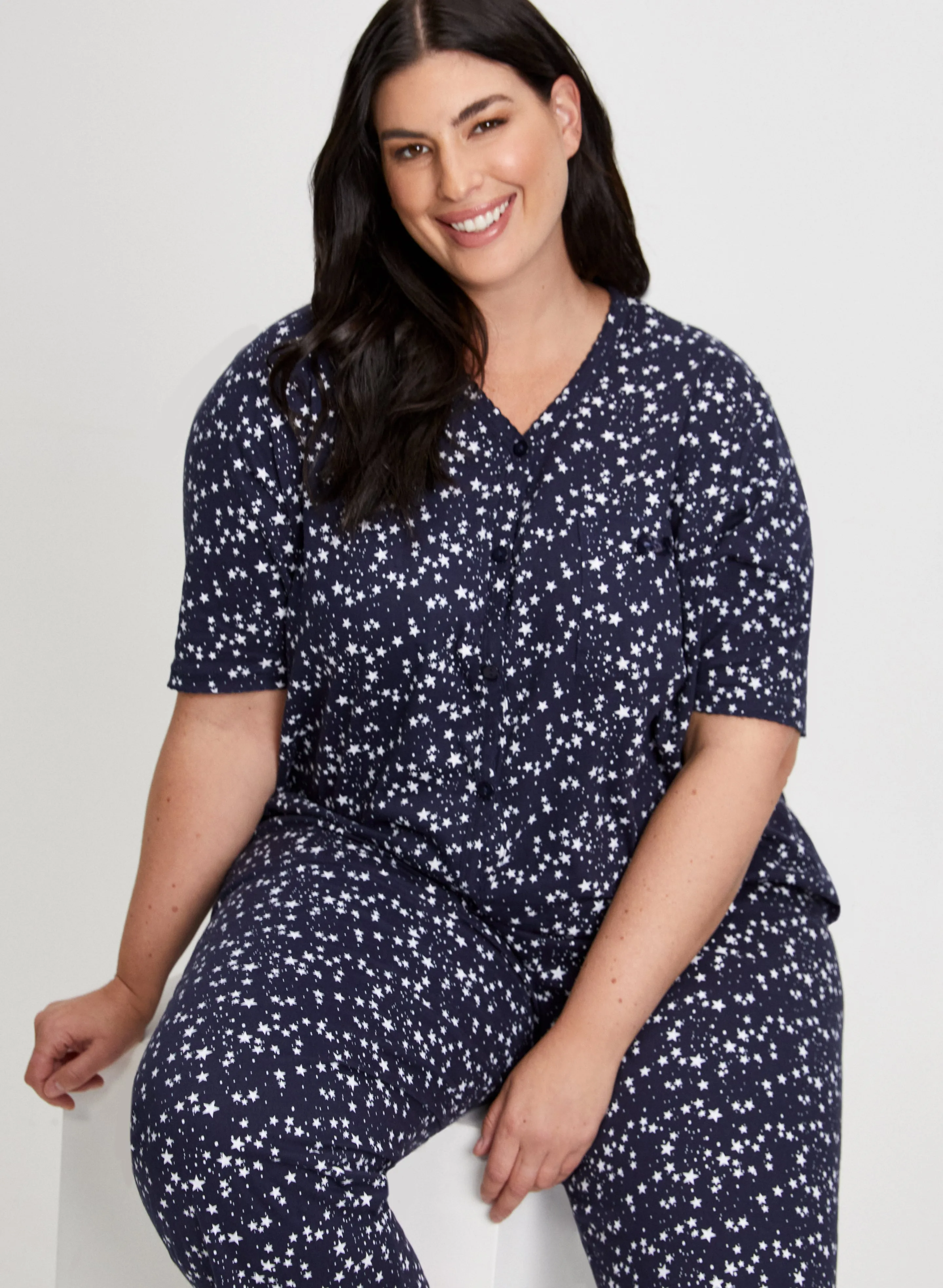 Star Motif Pyjama Set sold by Laura product image thumbnail 4