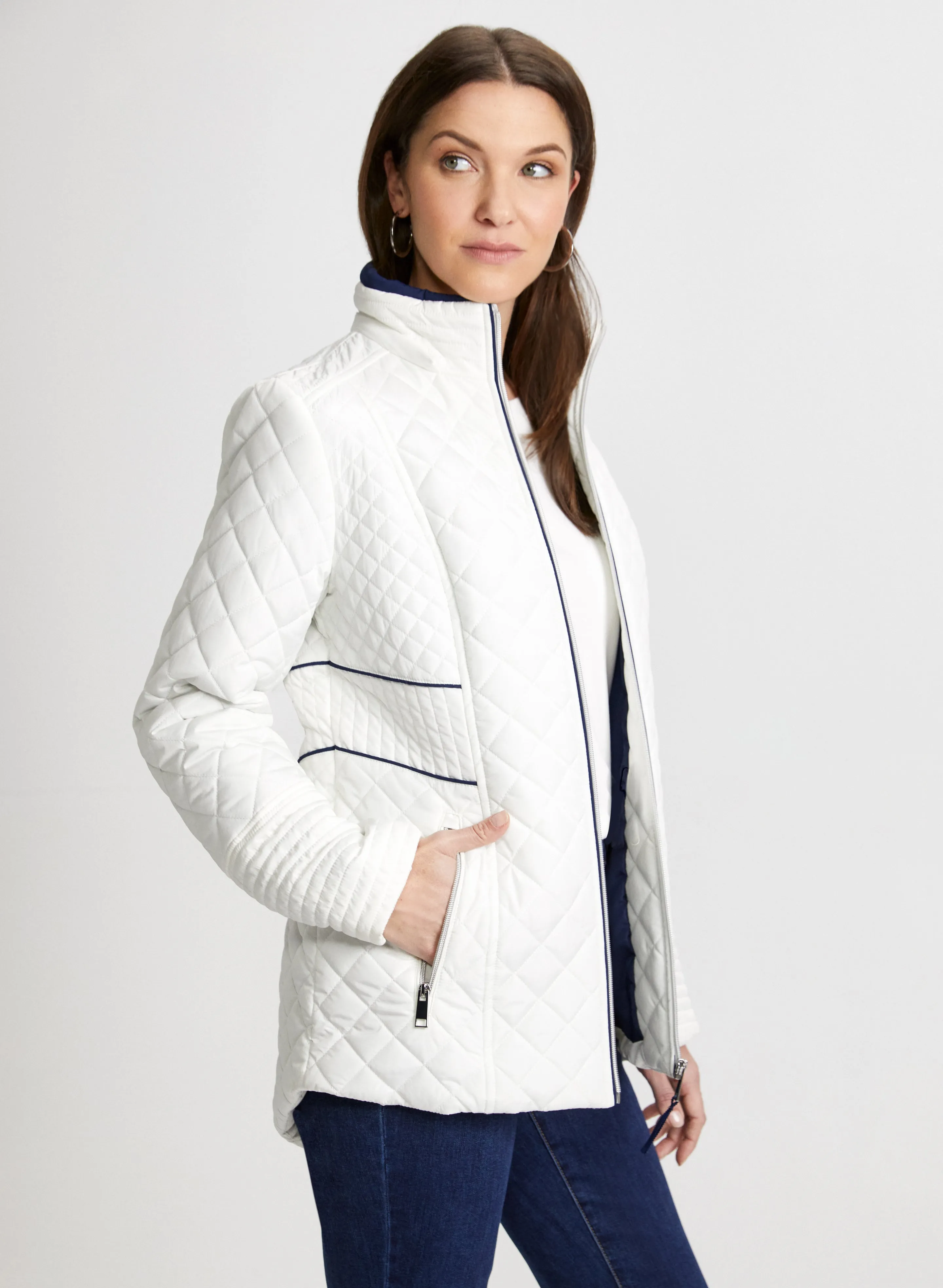 Diamond Quilted Coat sold by Laura product image thumbnail 5