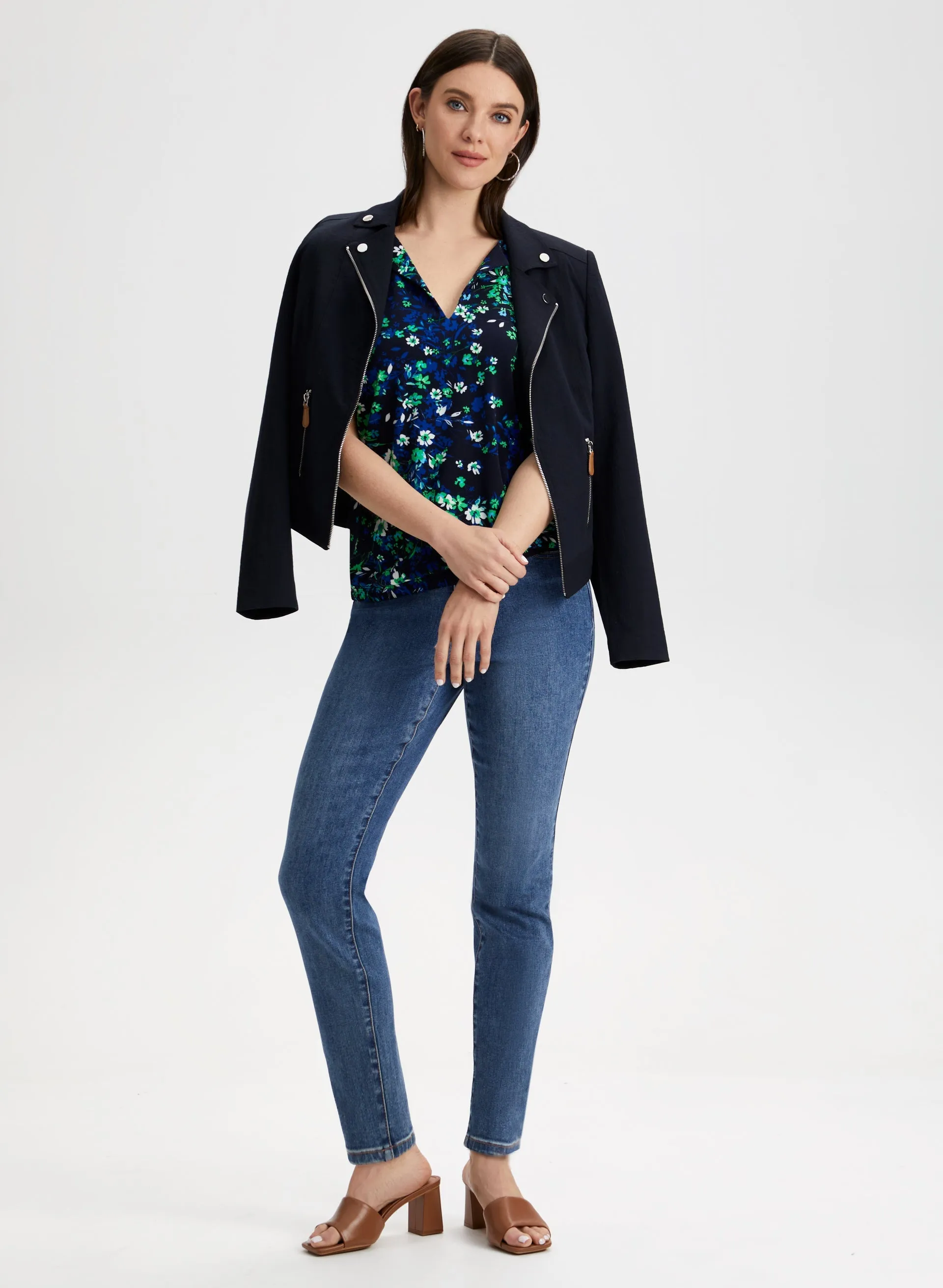 Floral Flutter Sleeve Top sold by Laura product image thumbnail 3