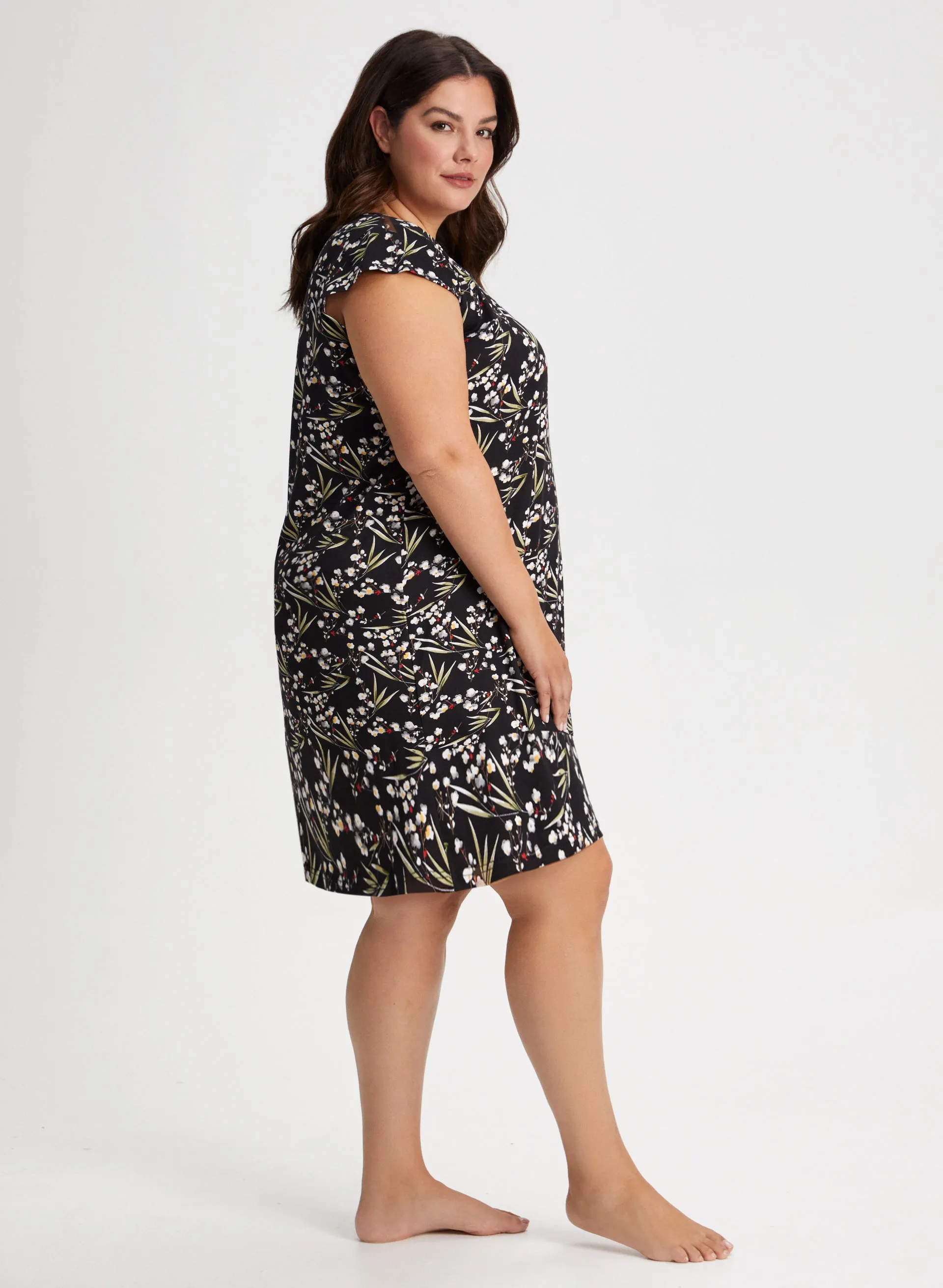 Floral Motif Nightgown sold by Laura product image thumbnail 3