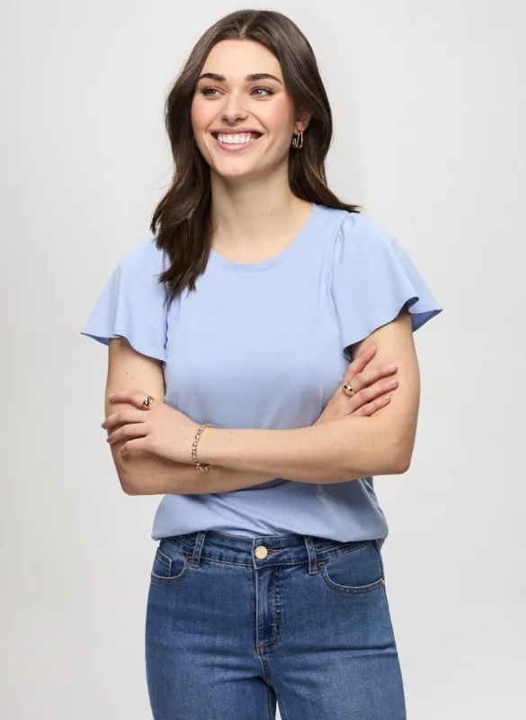 Flutter Sleeve Tee sold by Laura