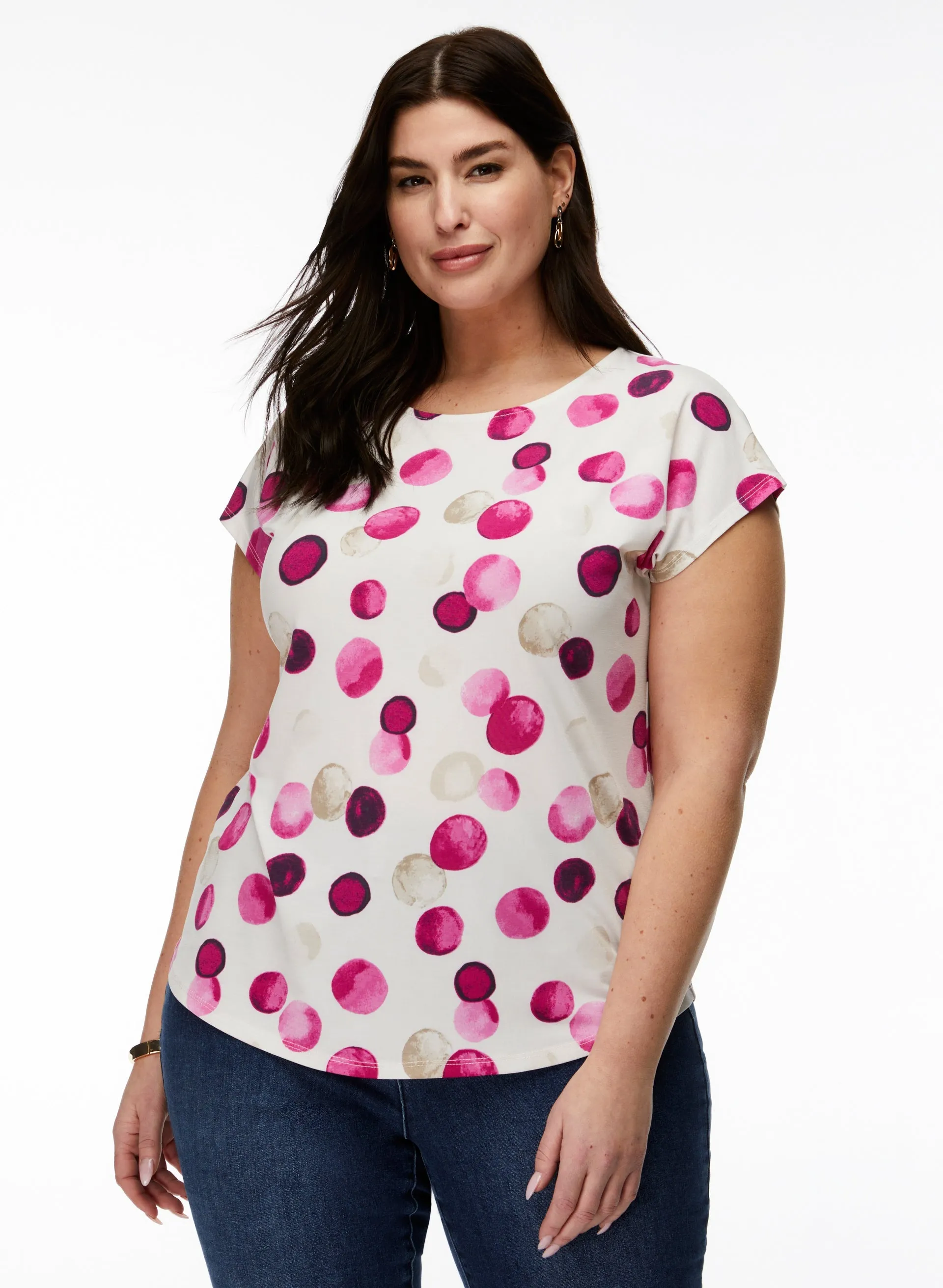 Polka Dot Print Top sold by Laura
