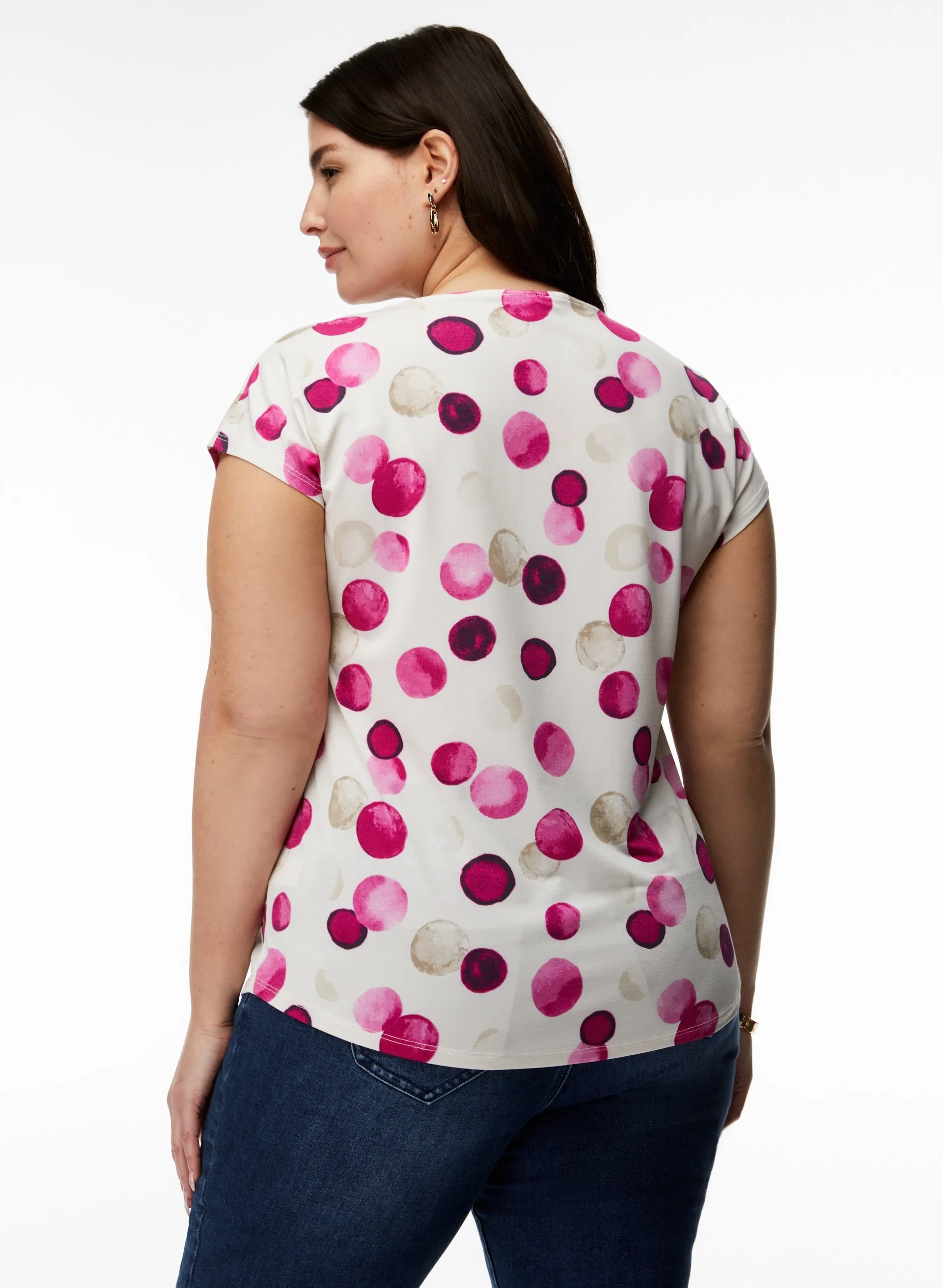 Polka Dot Print Top sold by Laura product image thumbnail 4