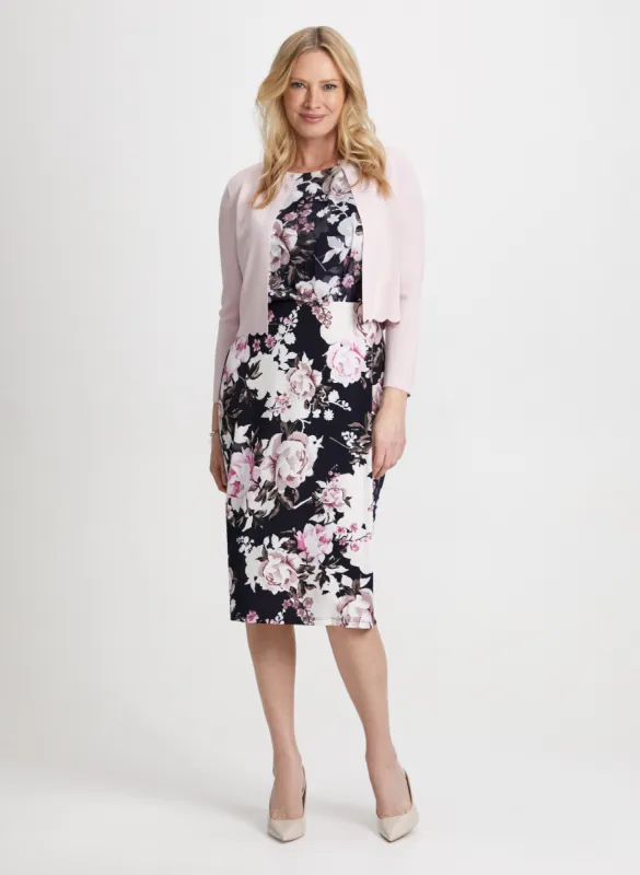 Ruffle Detail Dress & Short Bolero sold by Laura