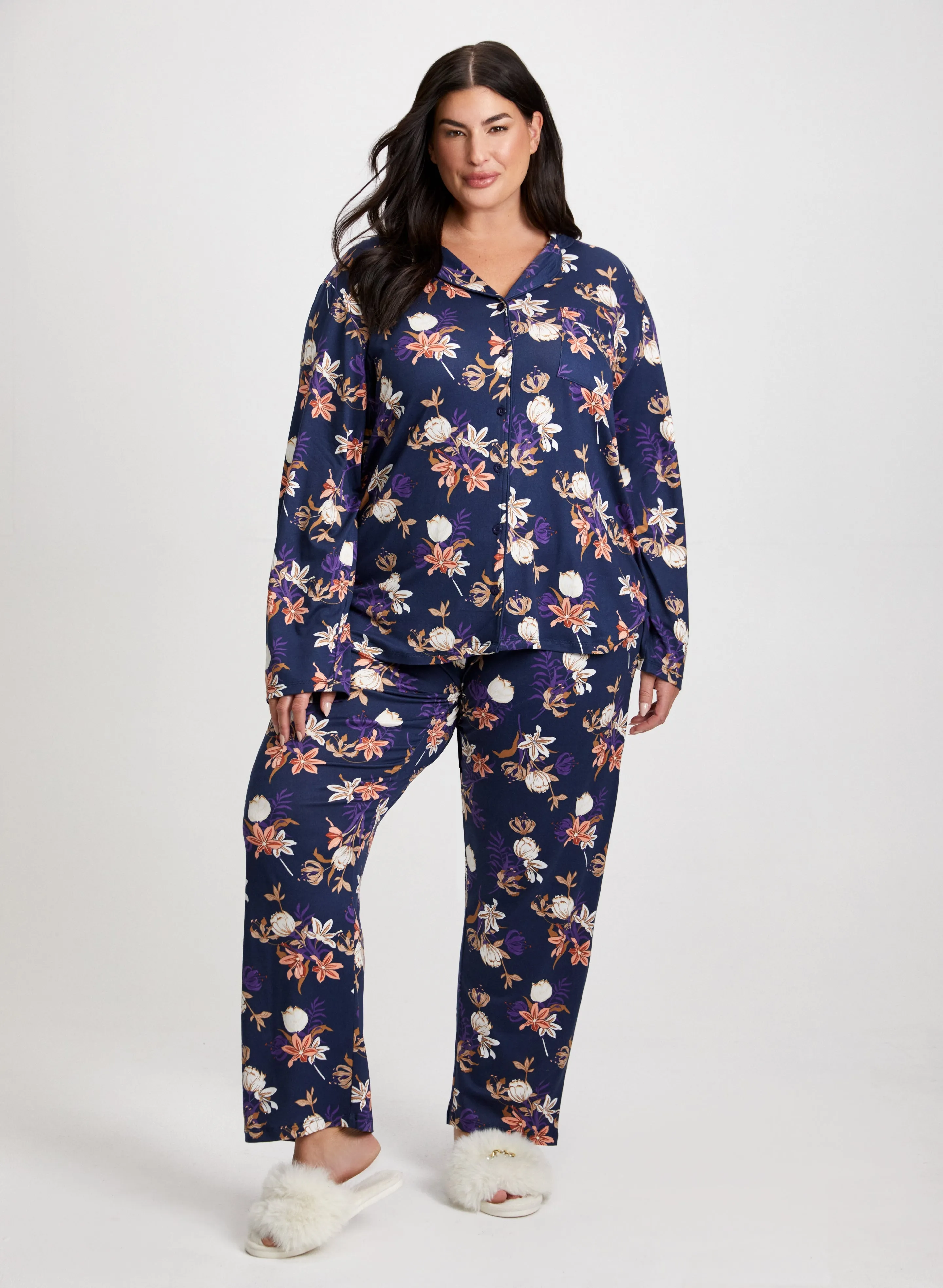 Floral Print PJ Set sold by Laura