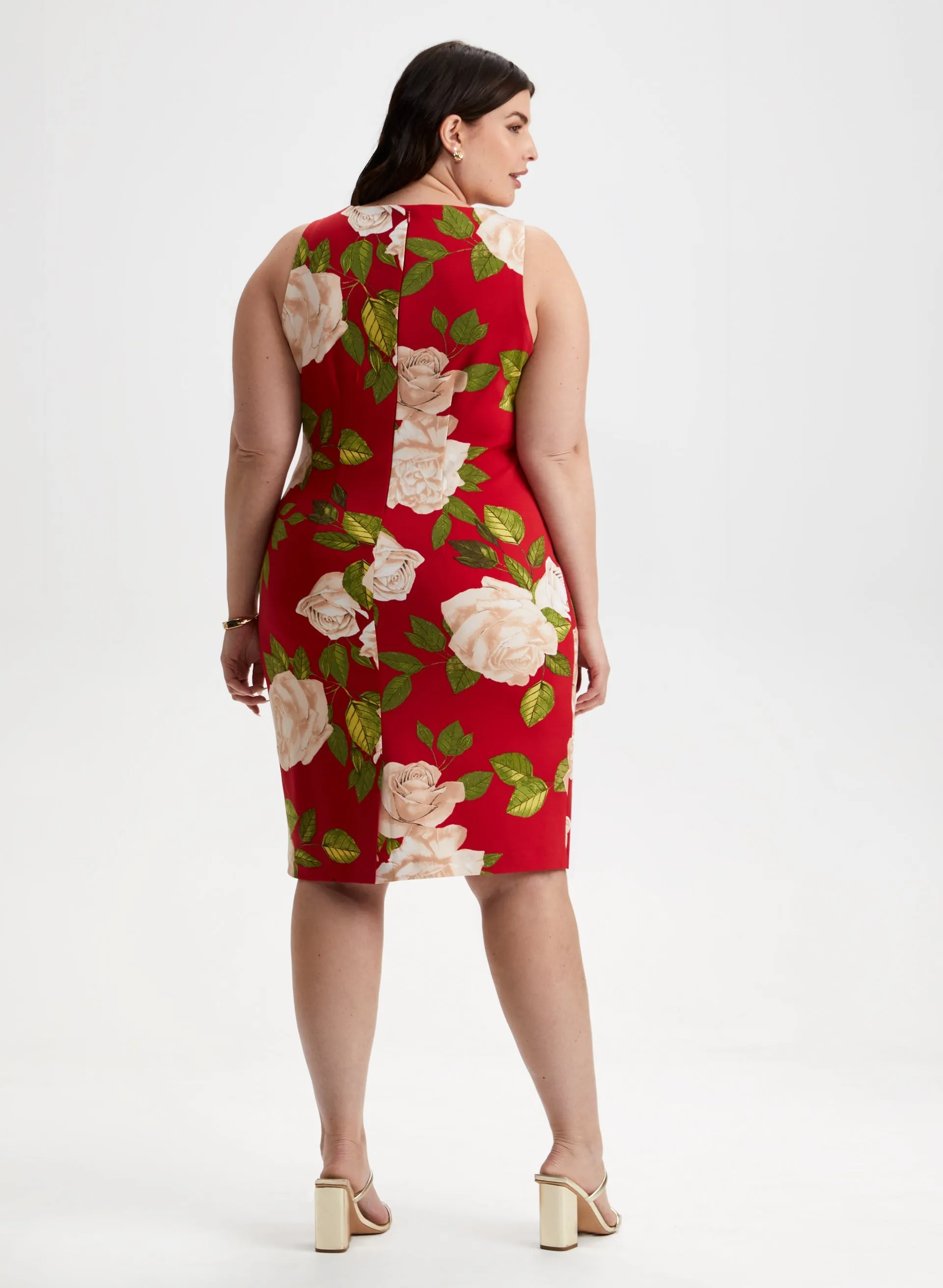 Floral V-Neck Dress sold by Laura product image thumbnail 4