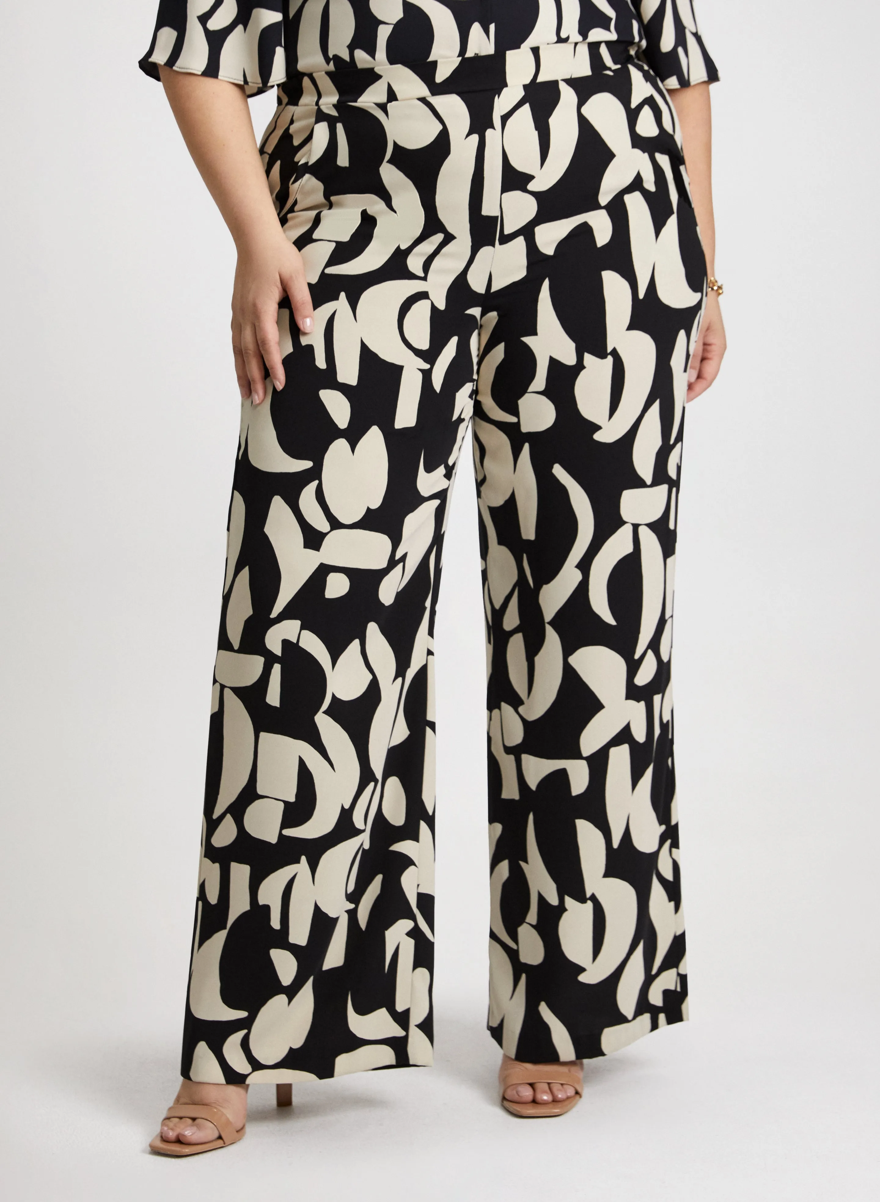 Joseph Ribkoff - Contrast Floral Pull-On Pants sold by Laura