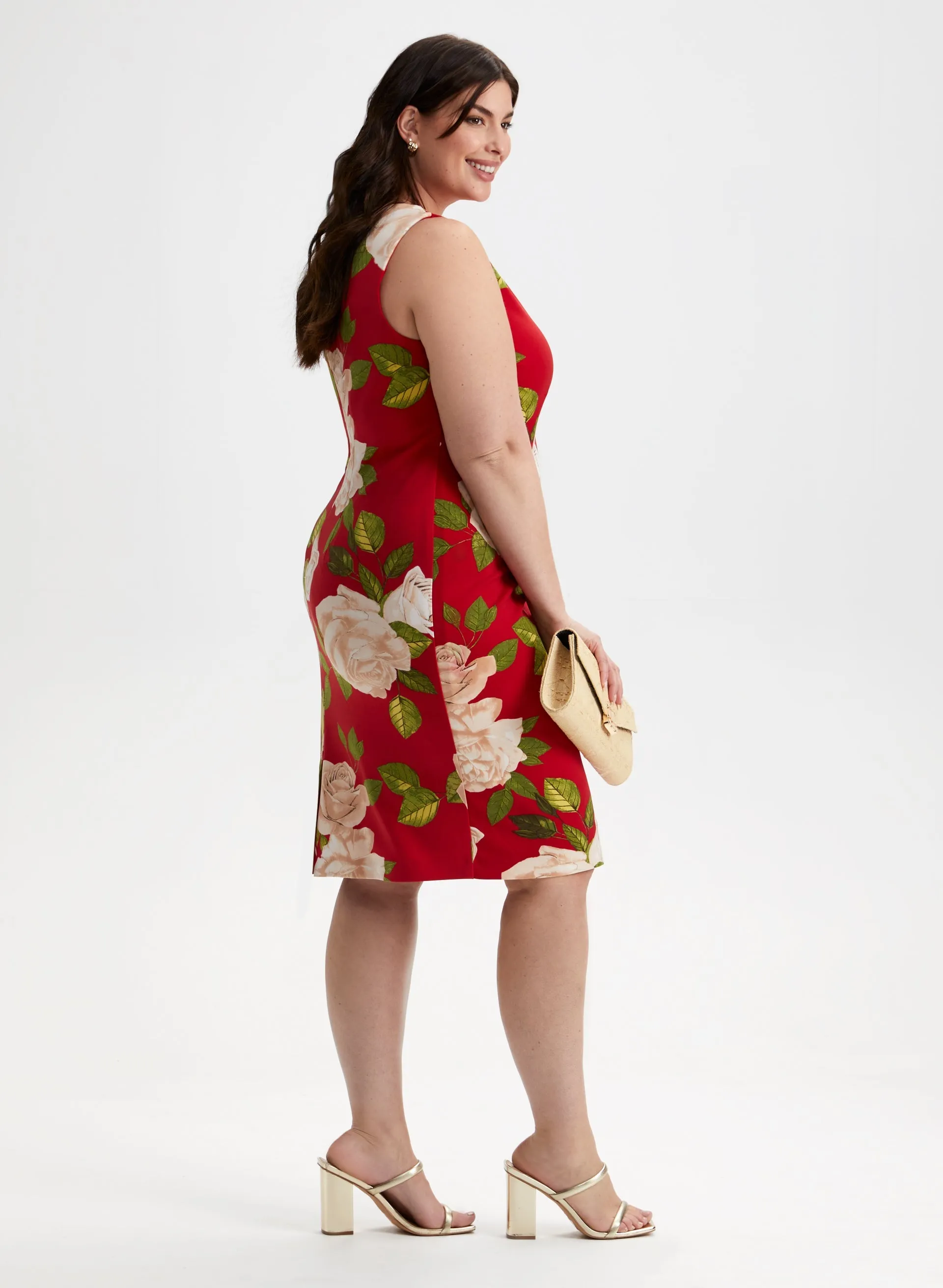 Floral V-Neck Dress sold by Laura product image thumbnail 3
