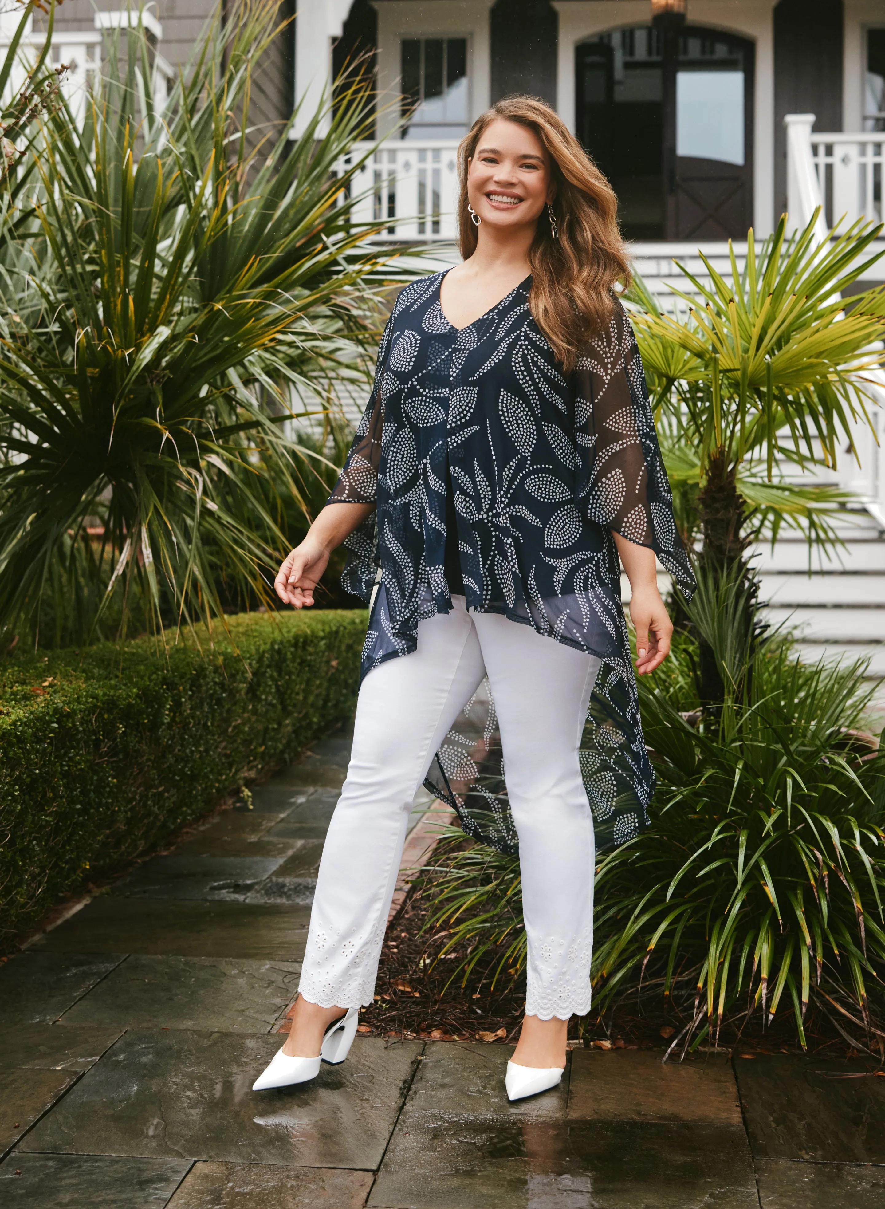 Embroidered Pull-On Jeans sold by Laura product image thumbnail 3