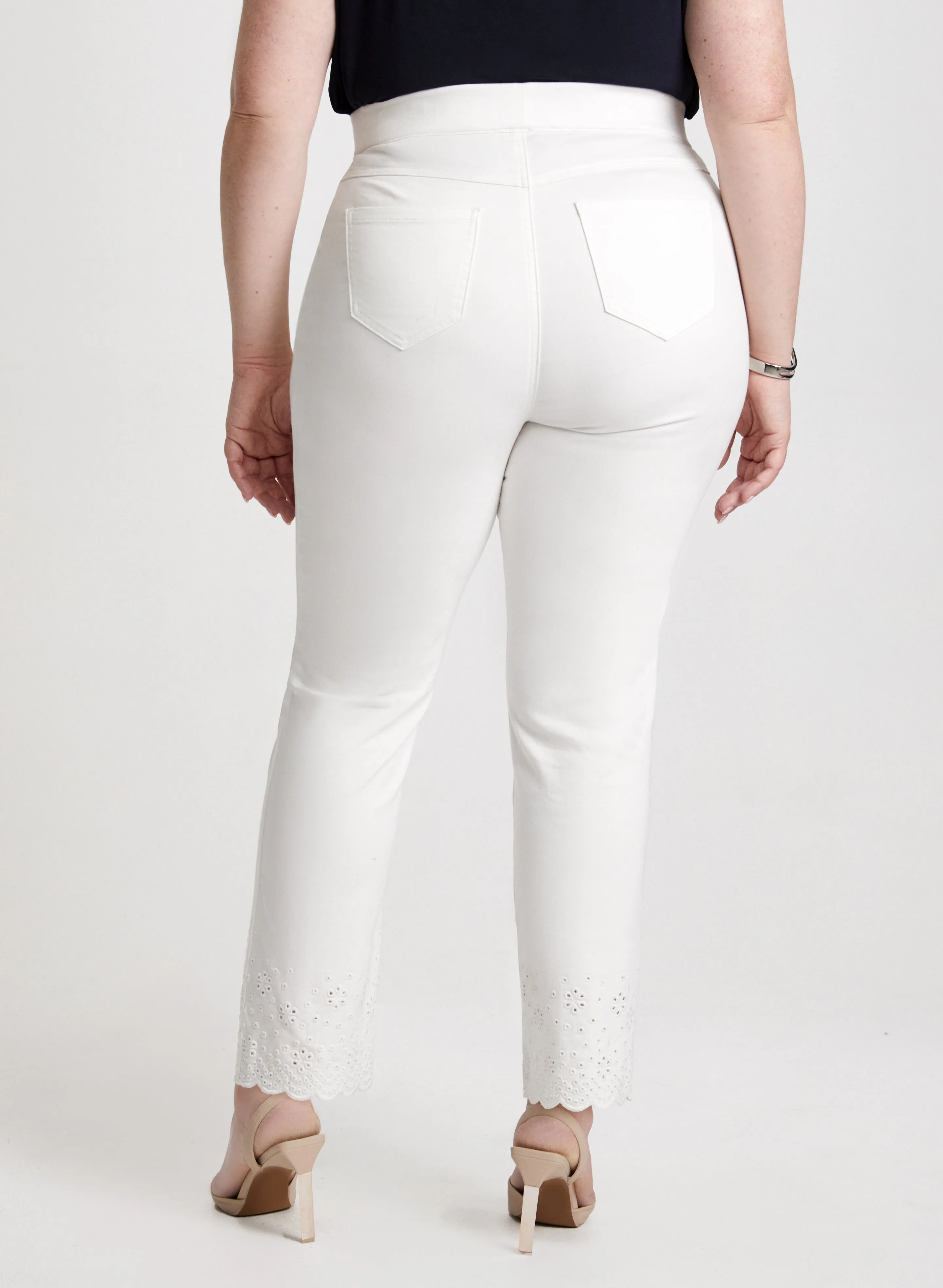 Embroidered Pull-On Jeans sold by Laura product image thumbnail 2