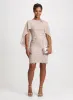 Glitter Lace Capelet Dress sold by Laura