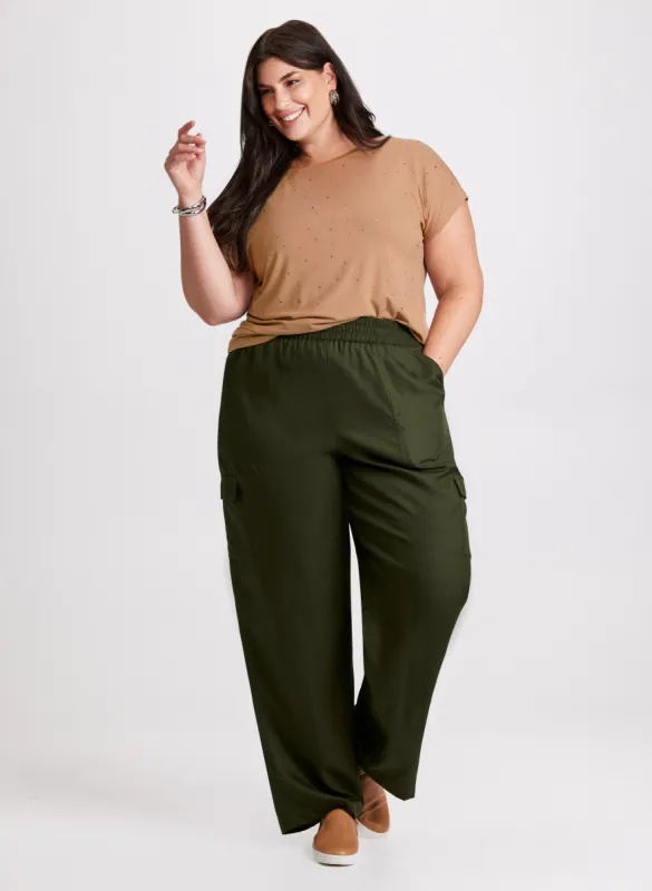 Embellished T-Shirt & Cargo Pants sold by Laura