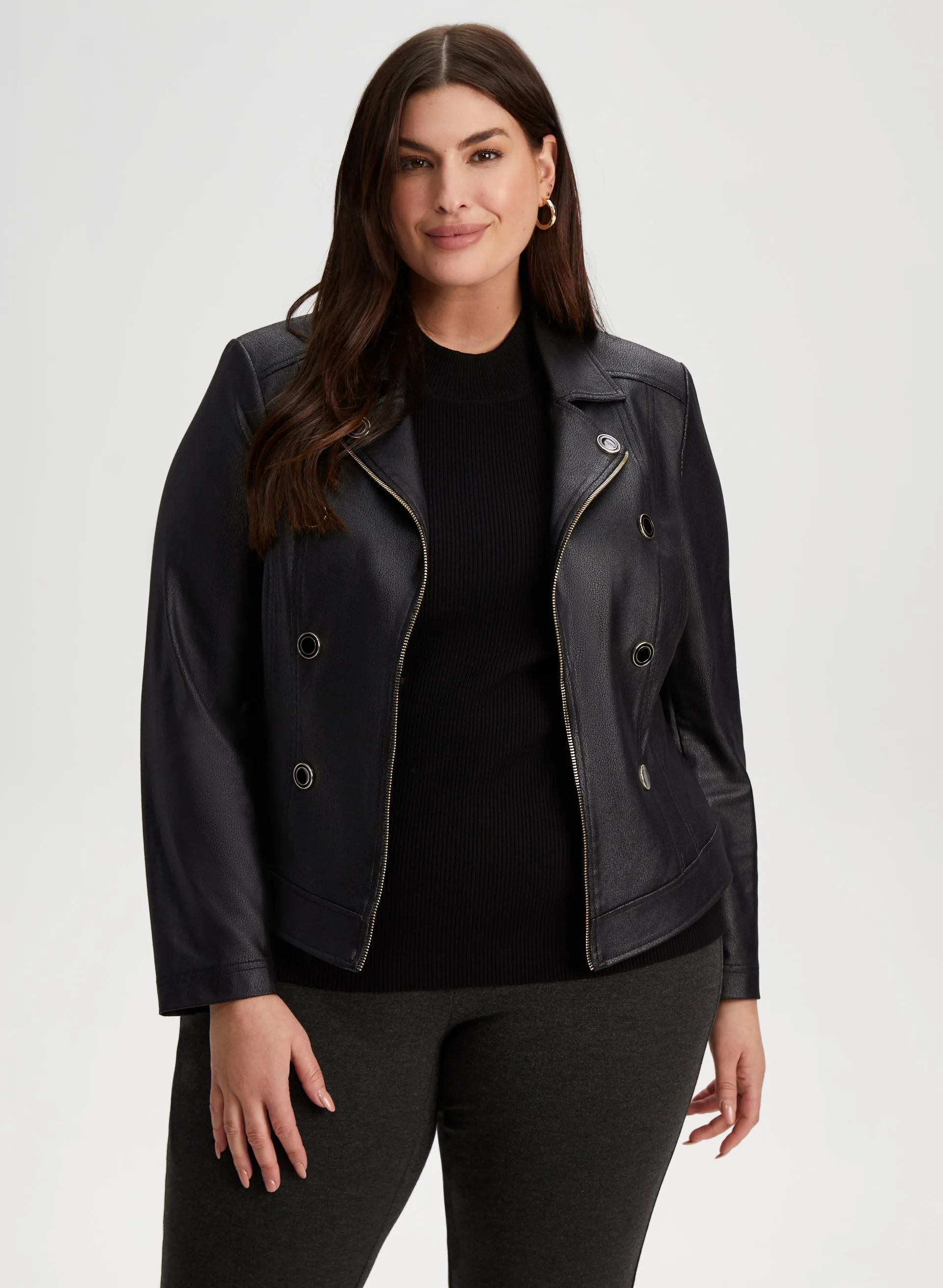 Faux Suede Jacket sold by Laura product image thumbnail 5