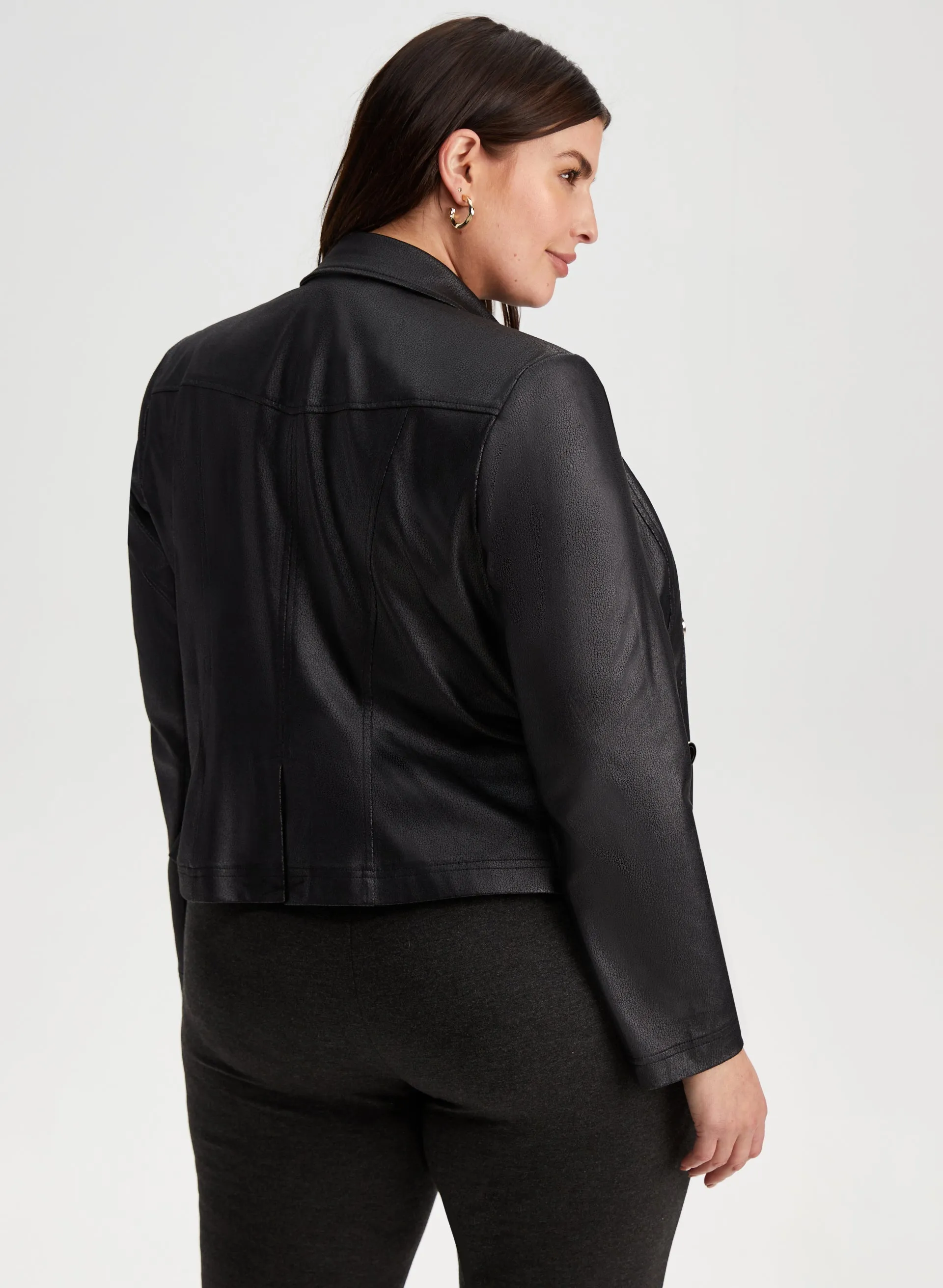 Faux Suede Jacket sold by Laura product image thumbnail 2