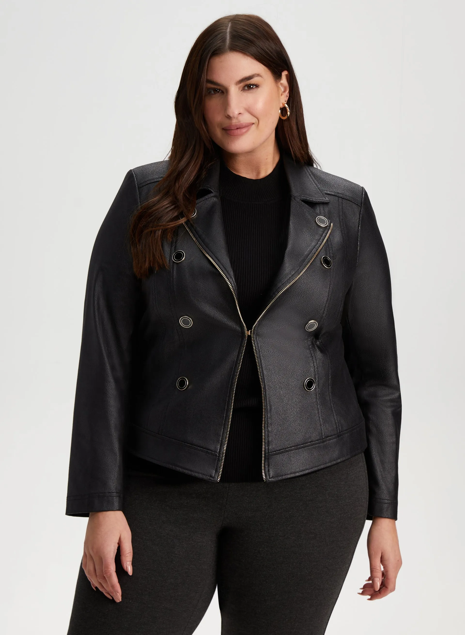 Faux Suede Jacket sold by Laura