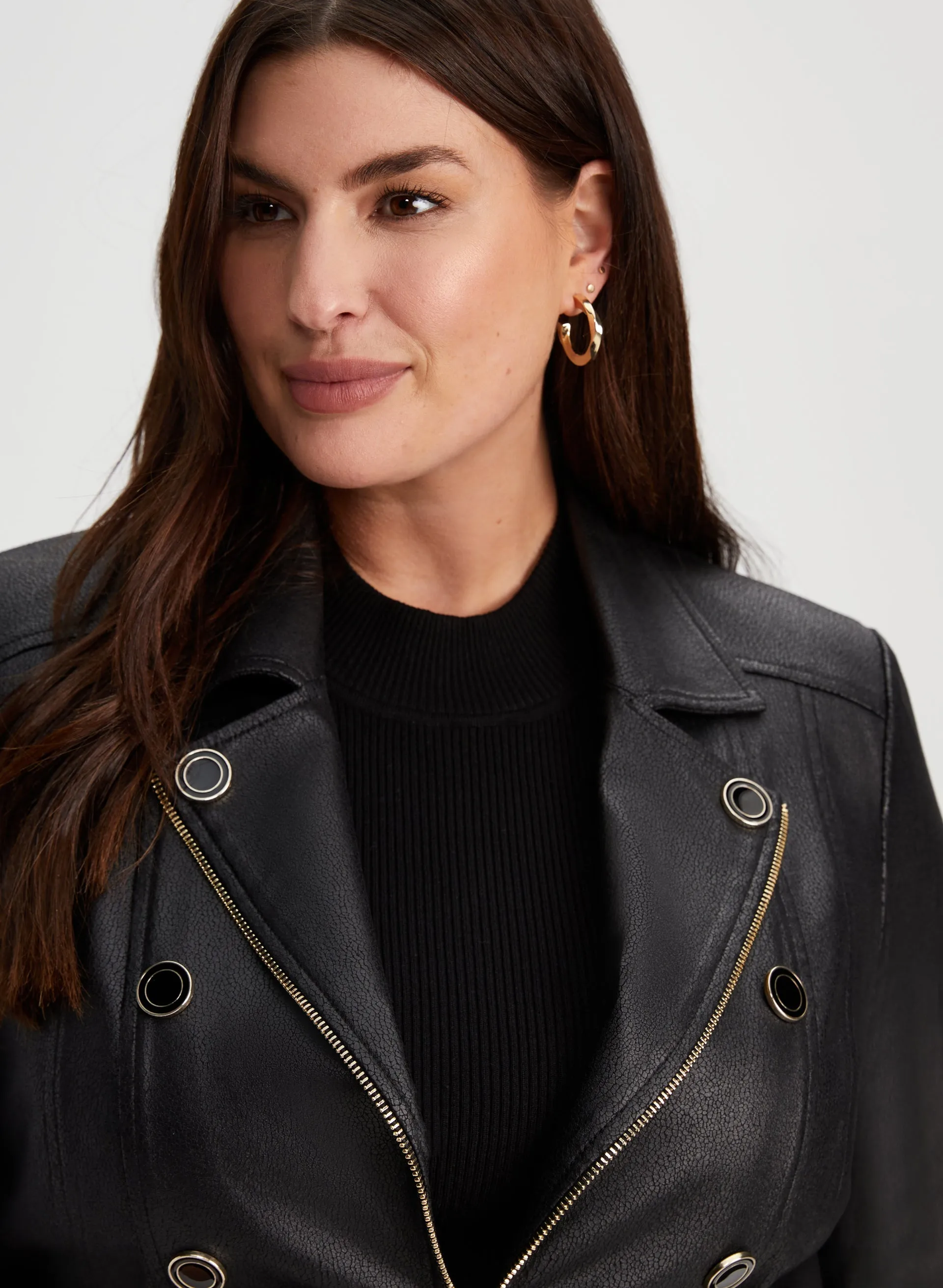 Faux Suede Jacket sold by Laura product image thumbnail 4