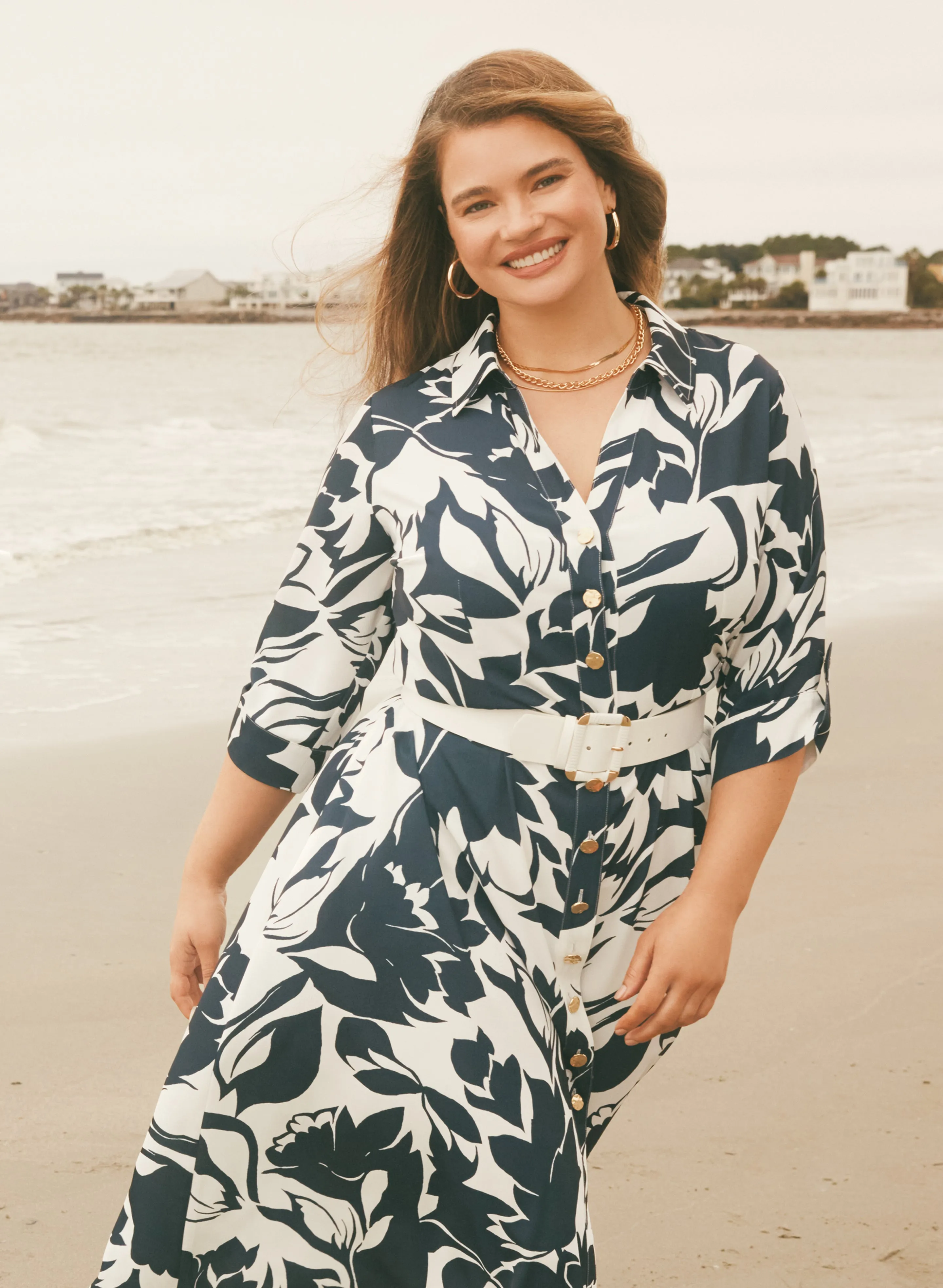 Rectangular Buckle Vegan Leather Belt sold by Laura product image thumbnail 2