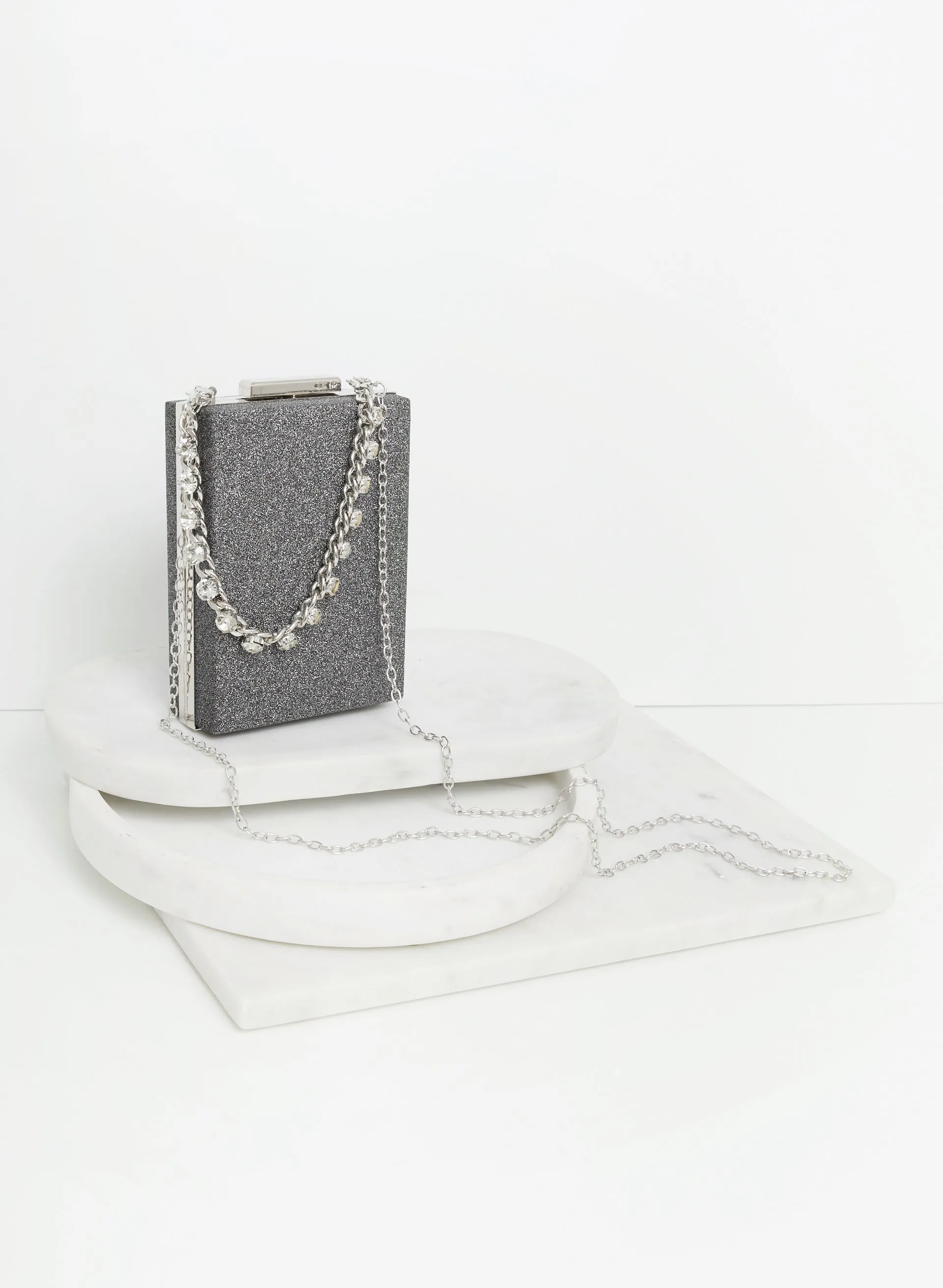 Crystal Insert Clutch sold by Laura product image thumbnail 3