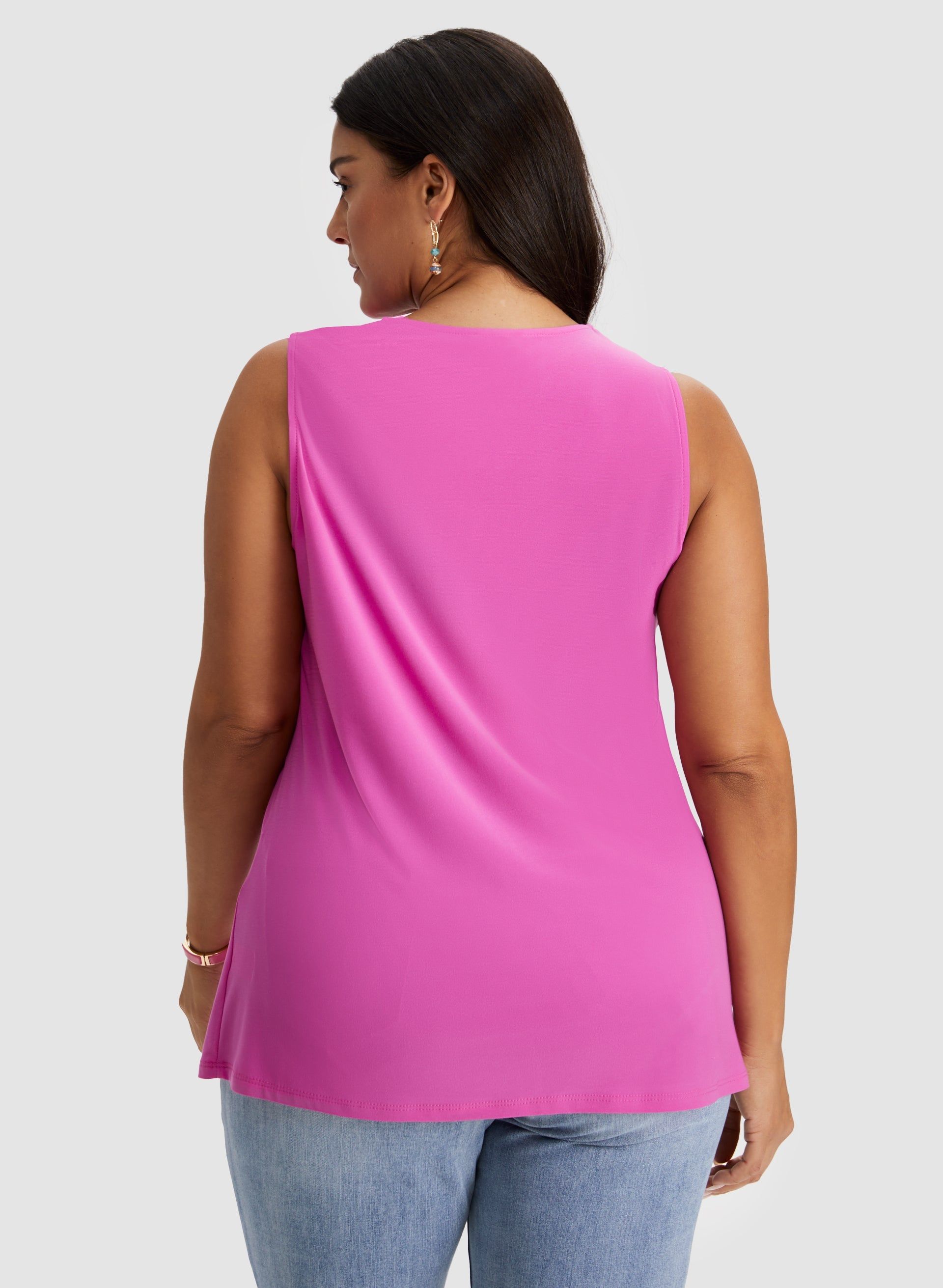 Ruffle Front Sleeveless Top sold by Laura product image thumbnail 2