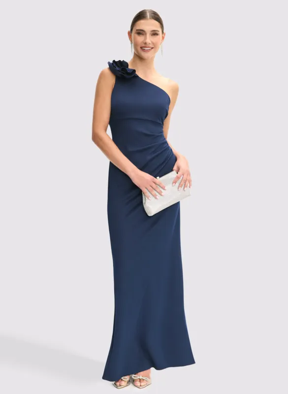 One-Shoulder Fitted Dress sold by Laura