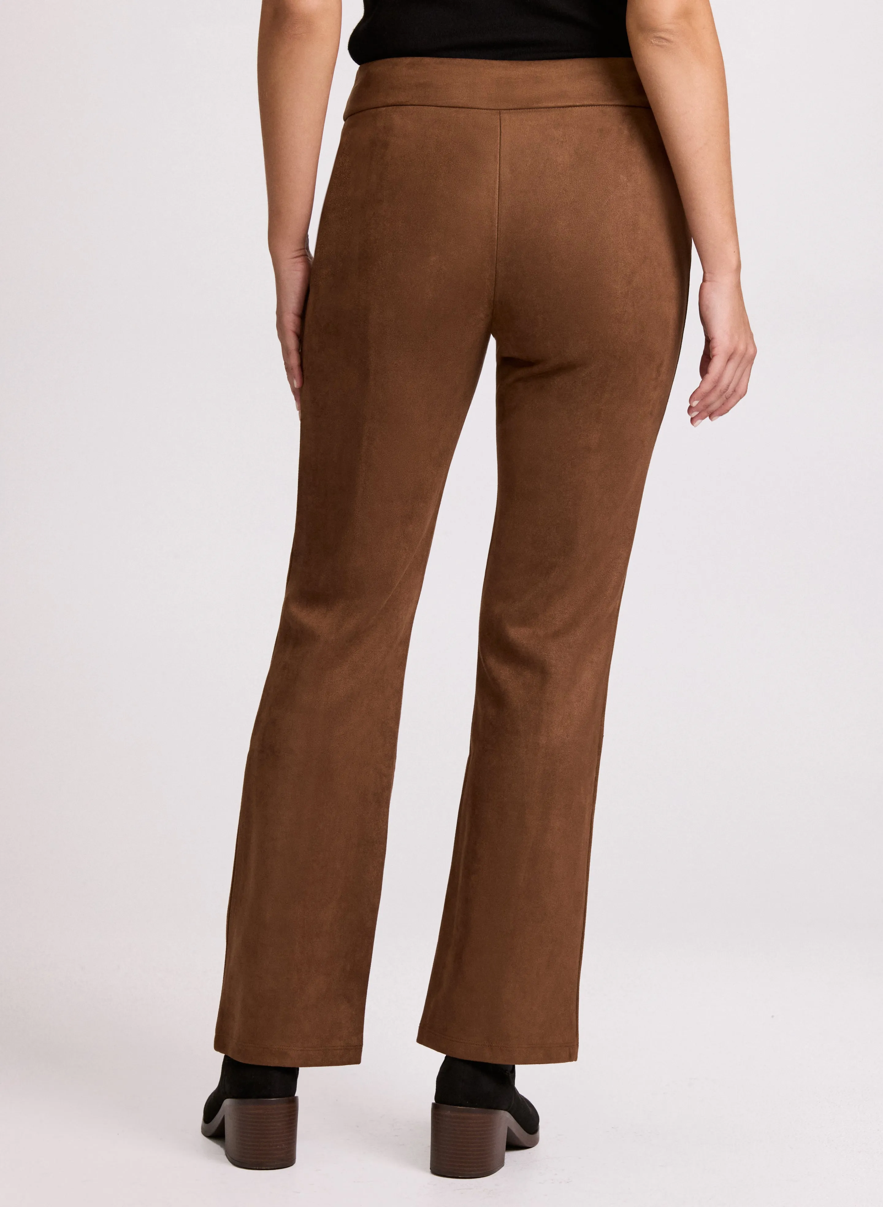 Faux Suede Straight-Leg Pants sold by Laura product image thumbnail 2
