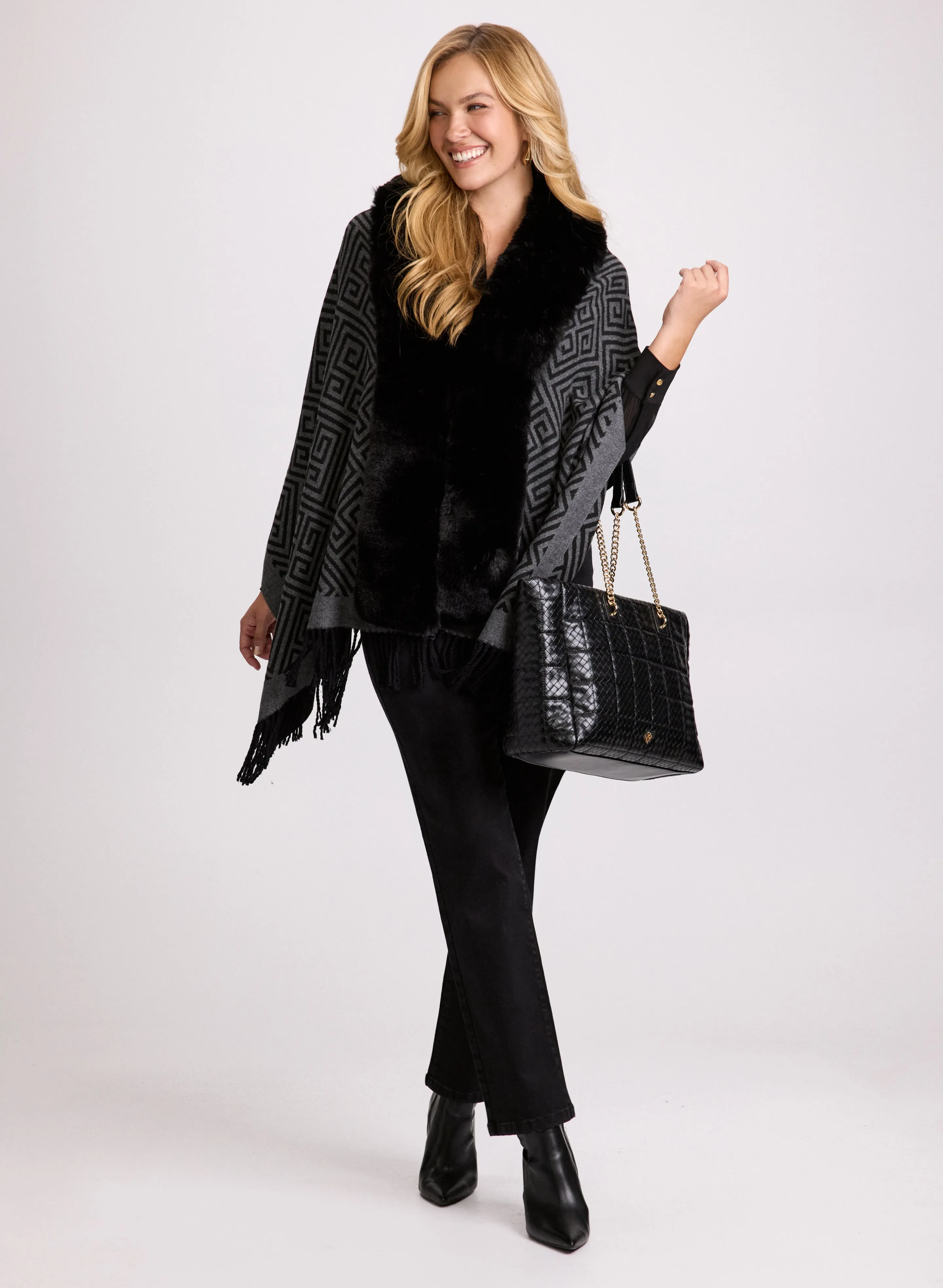 Faux-Fur Reversible Wrap sold by Laura product image thumbnail 4