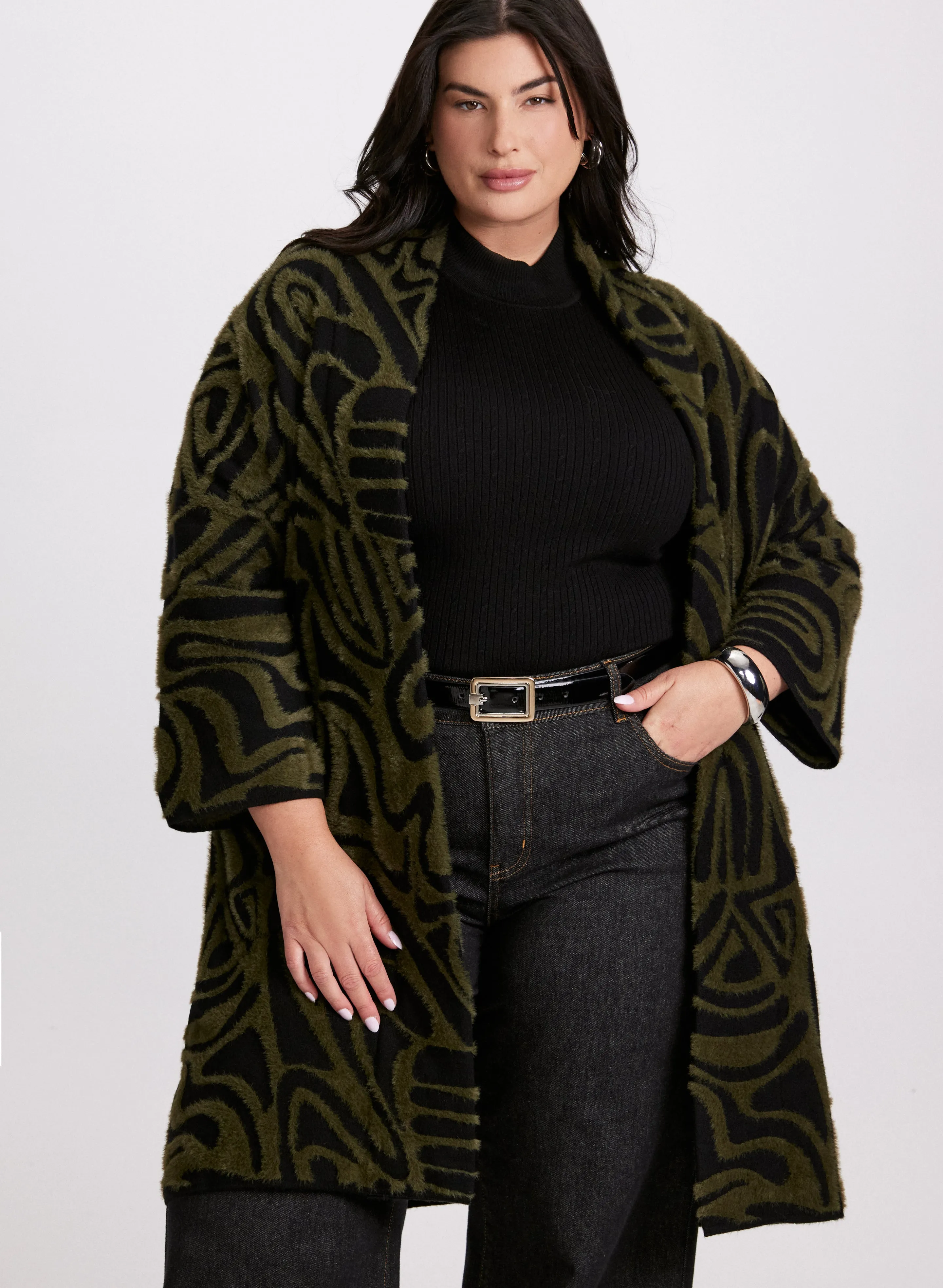 Joseph Ribkoff - Abstract Knit Cardigan sold by Laura product image thumbnail 2