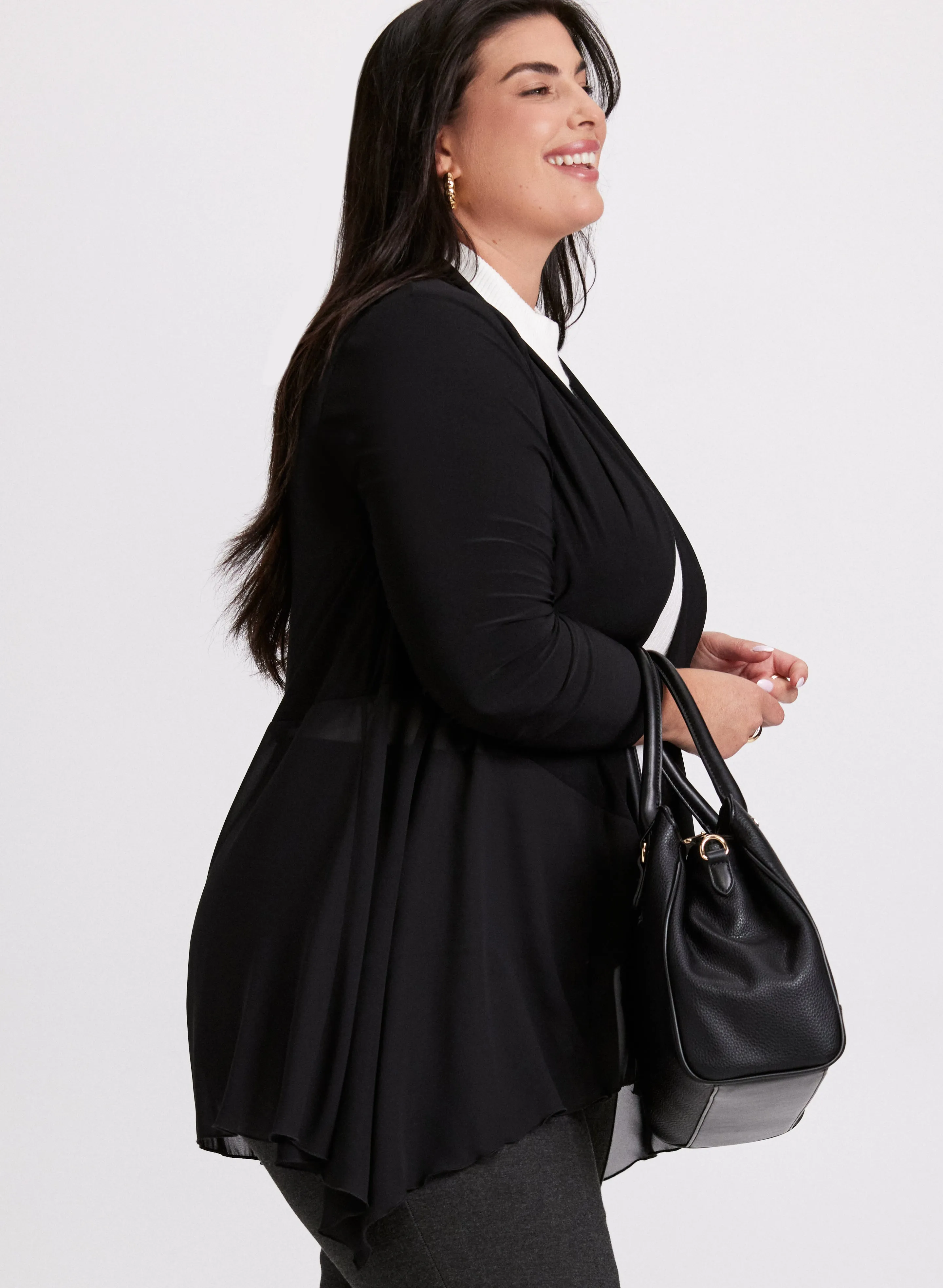 Sheer Open-Front Cover-Up sold by Laura product image thumbnail 2