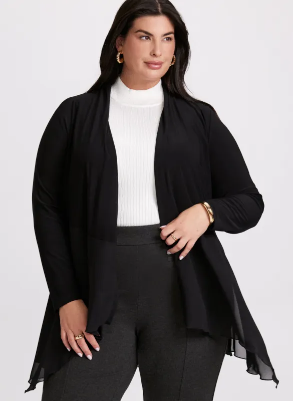 Sheer Open-Front Cover-Up sold by Laura