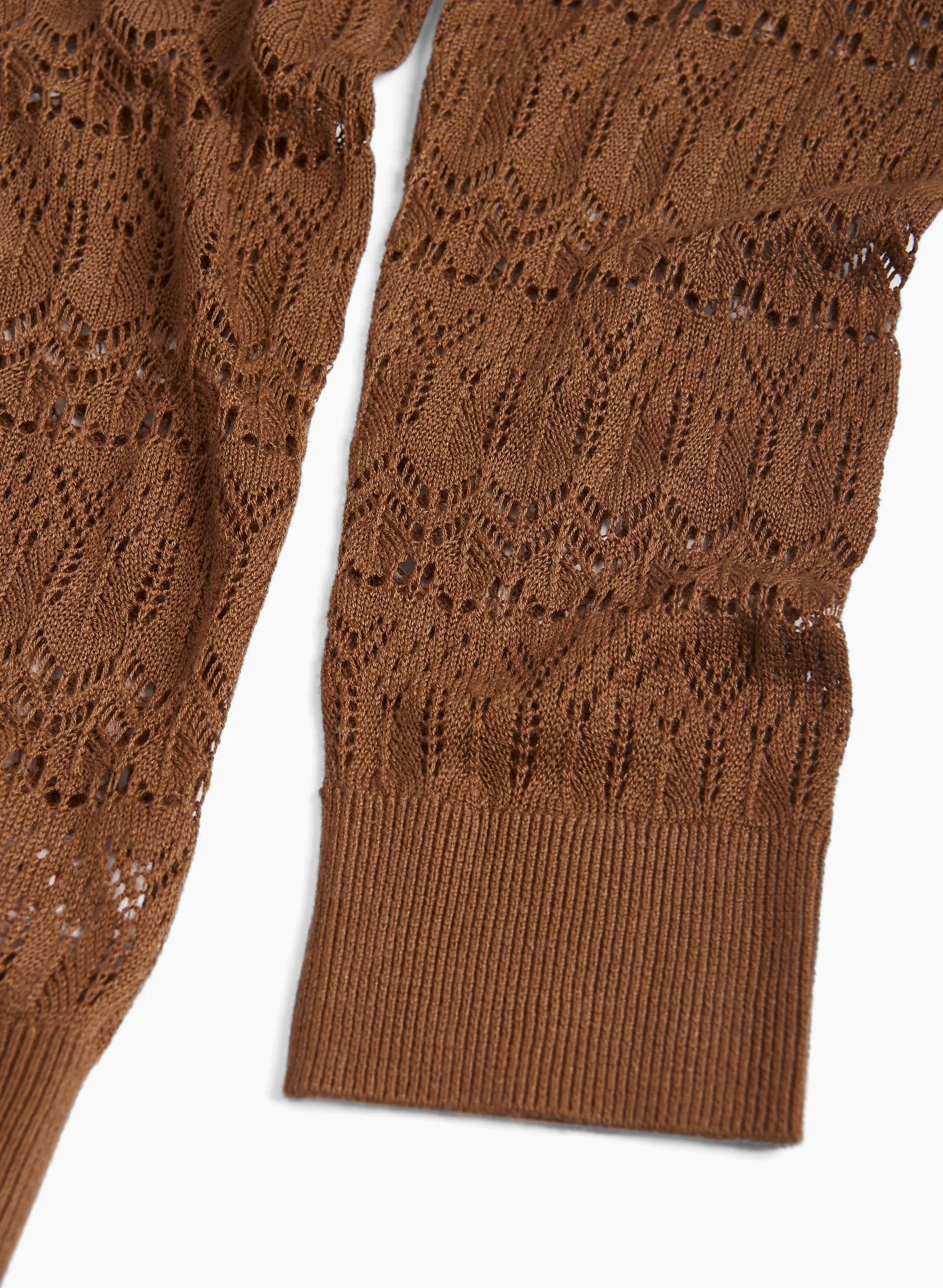 Long Sleeve Pointelle Knit Top sold by Laura product image thumbnail 5