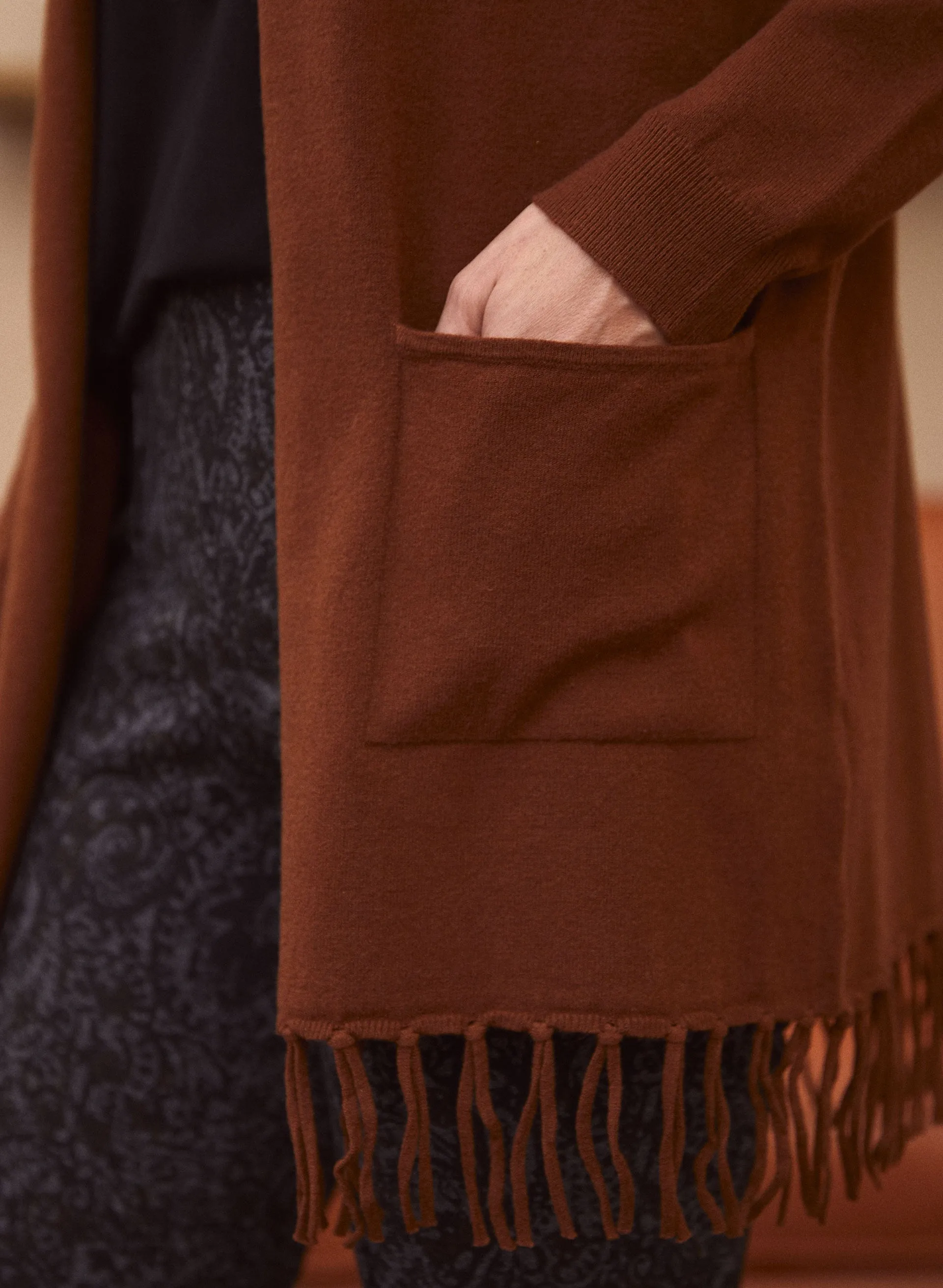 Fringe Detail Cardigan sold by Laura product image thumbnail 2